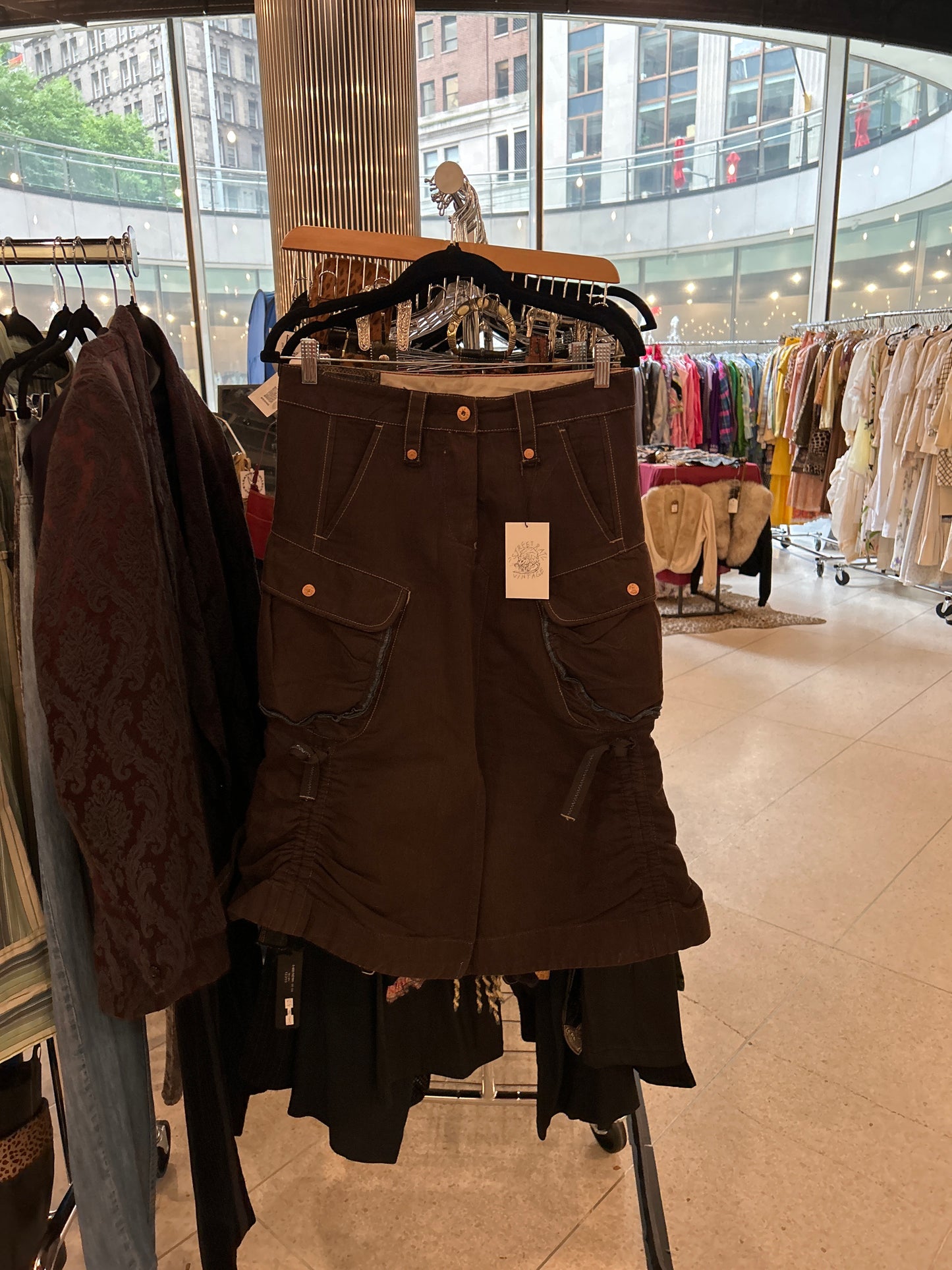Marithe Francois Girbaud brown skirt