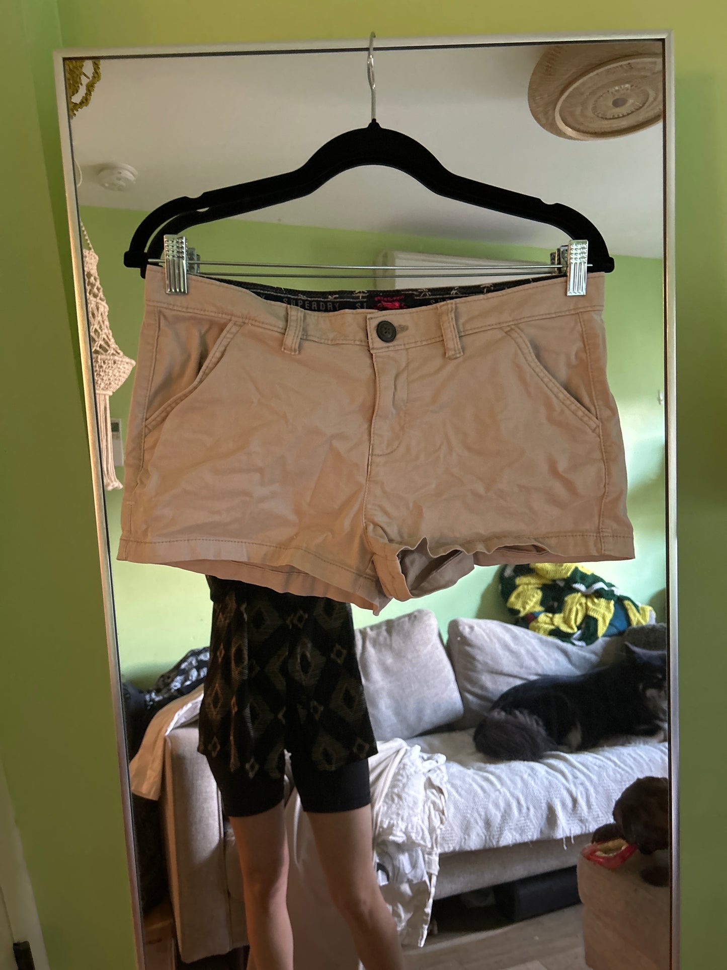 Low rise short shorts 01508U
