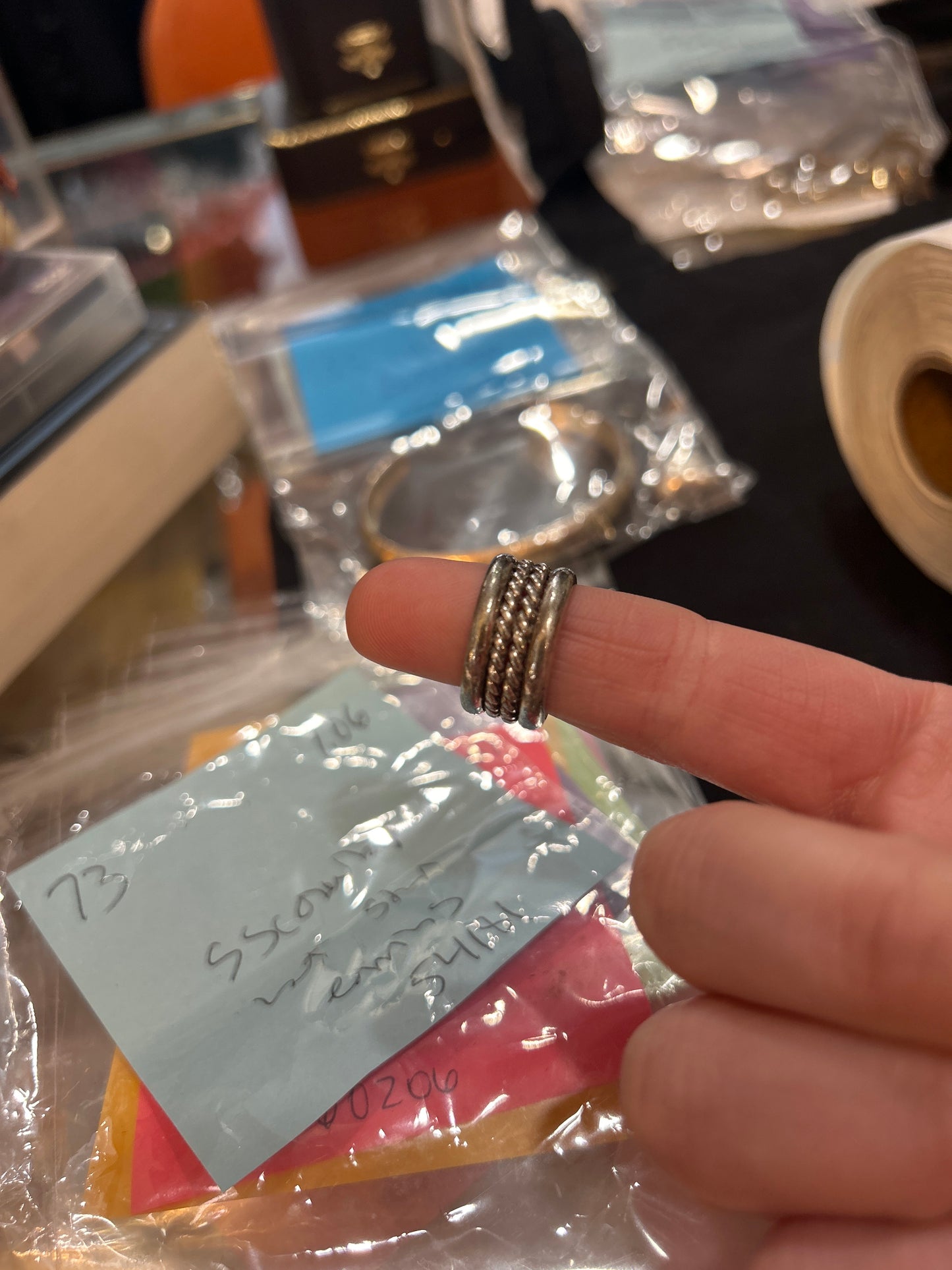 Rope engraved ring 01504R