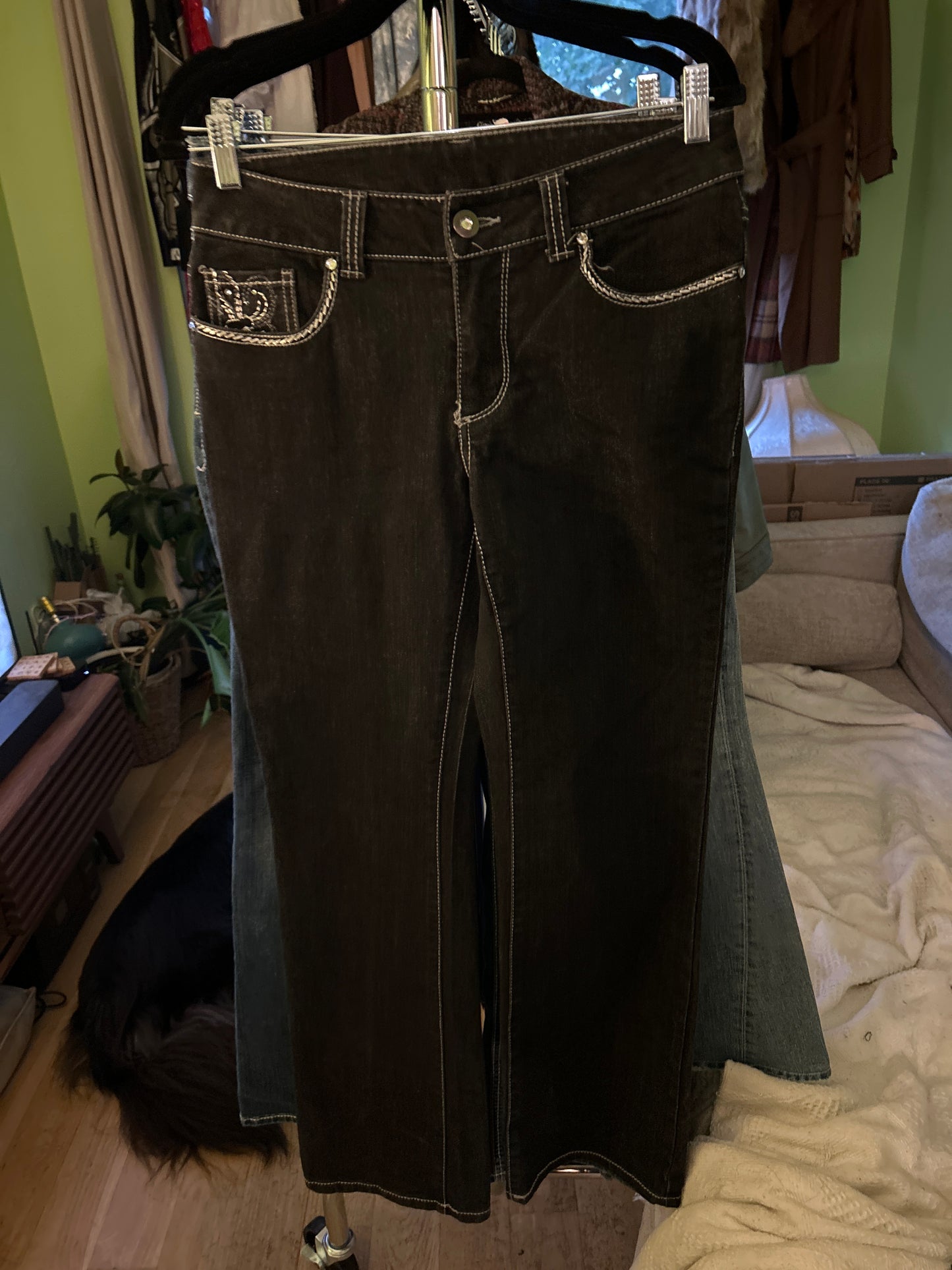 Black Y2K jeans