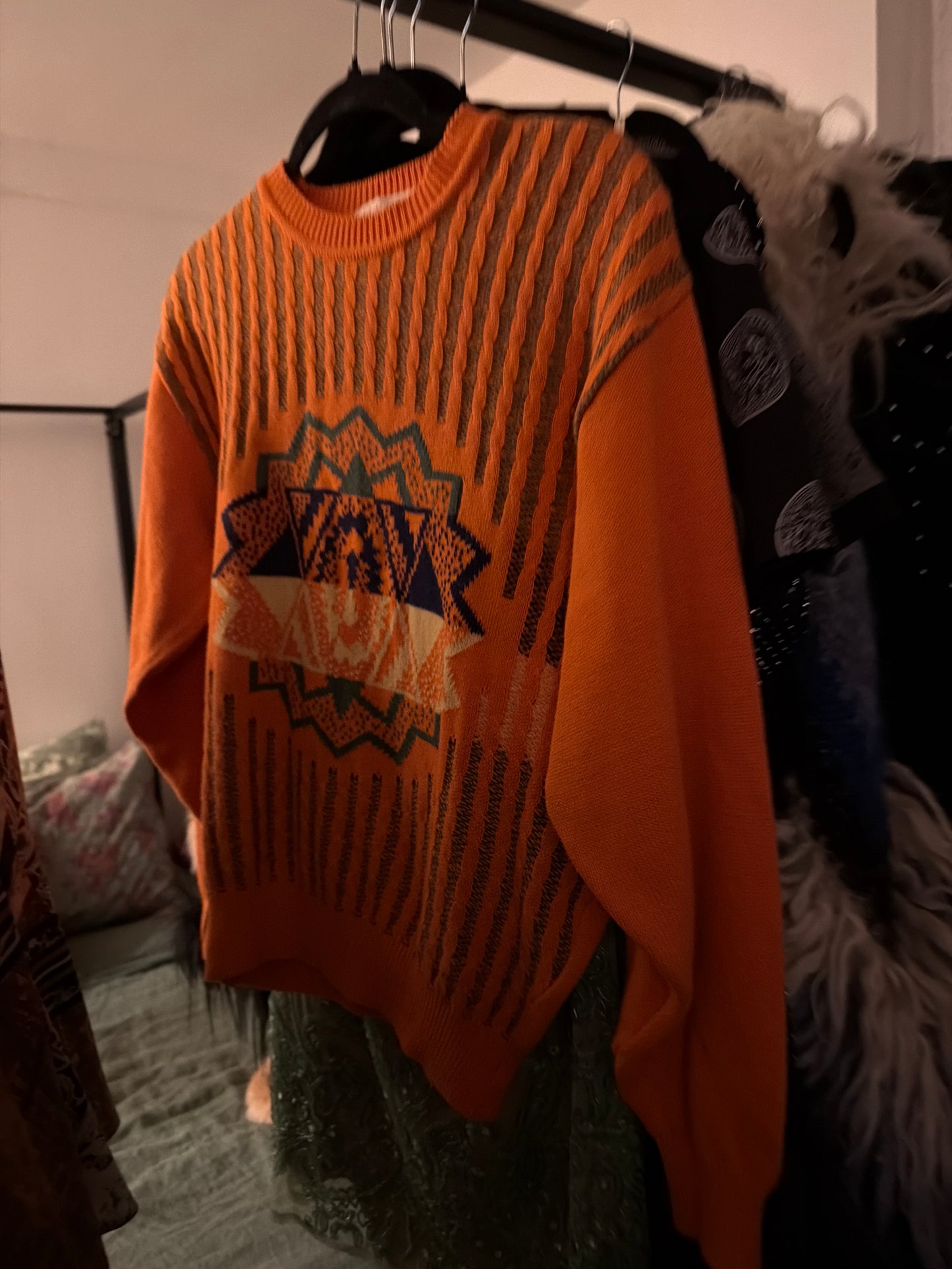 Feraud orange print sweater JM 20