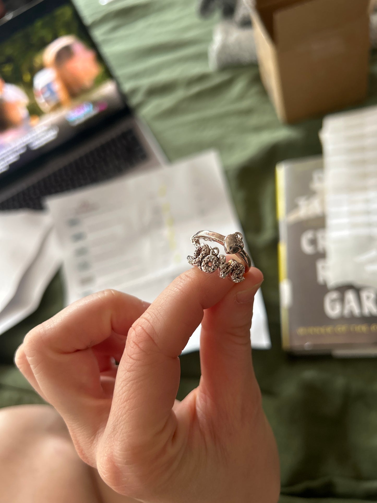 Love and heart rings 01507H