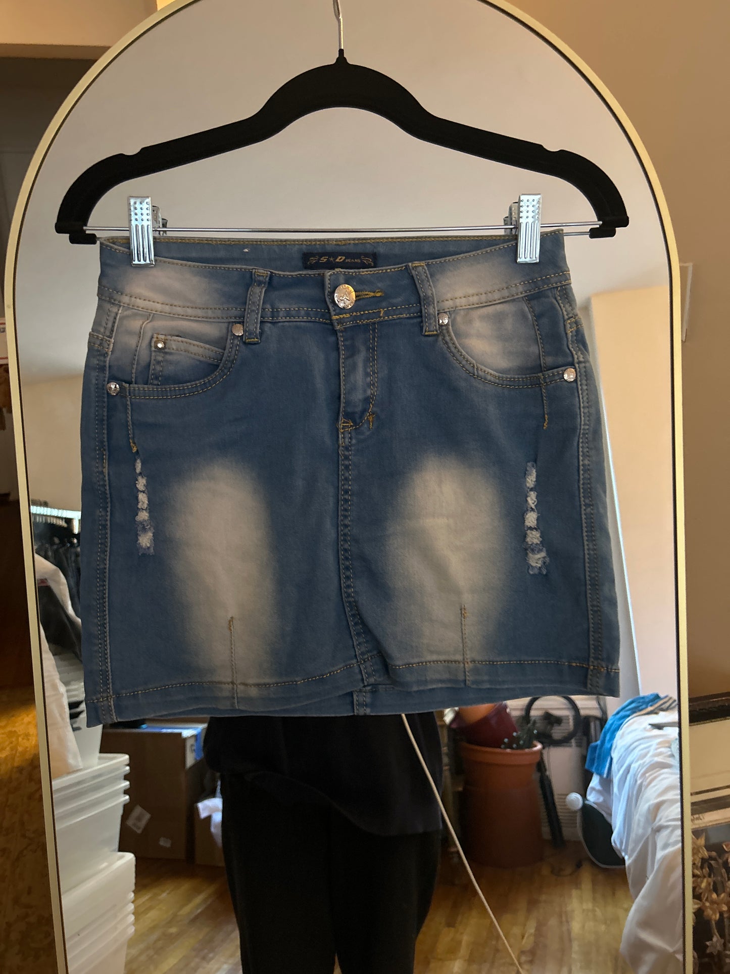 SD Jeans denim mini skirt