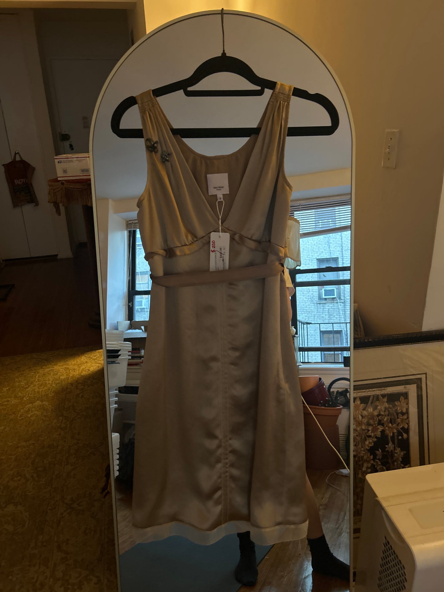 Vera wang gold dress JM 299