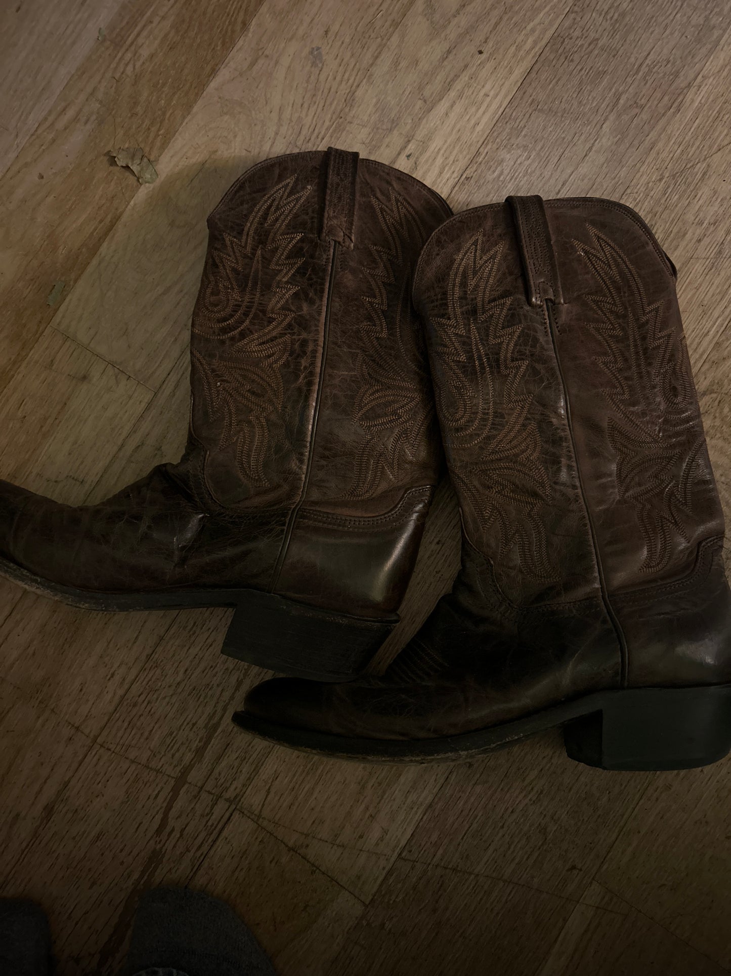 Street Rat brown cowboy boot men's sz 9