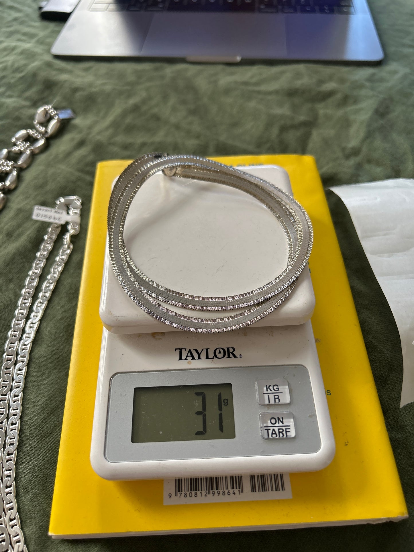 Flat snake chain 31g 01506I