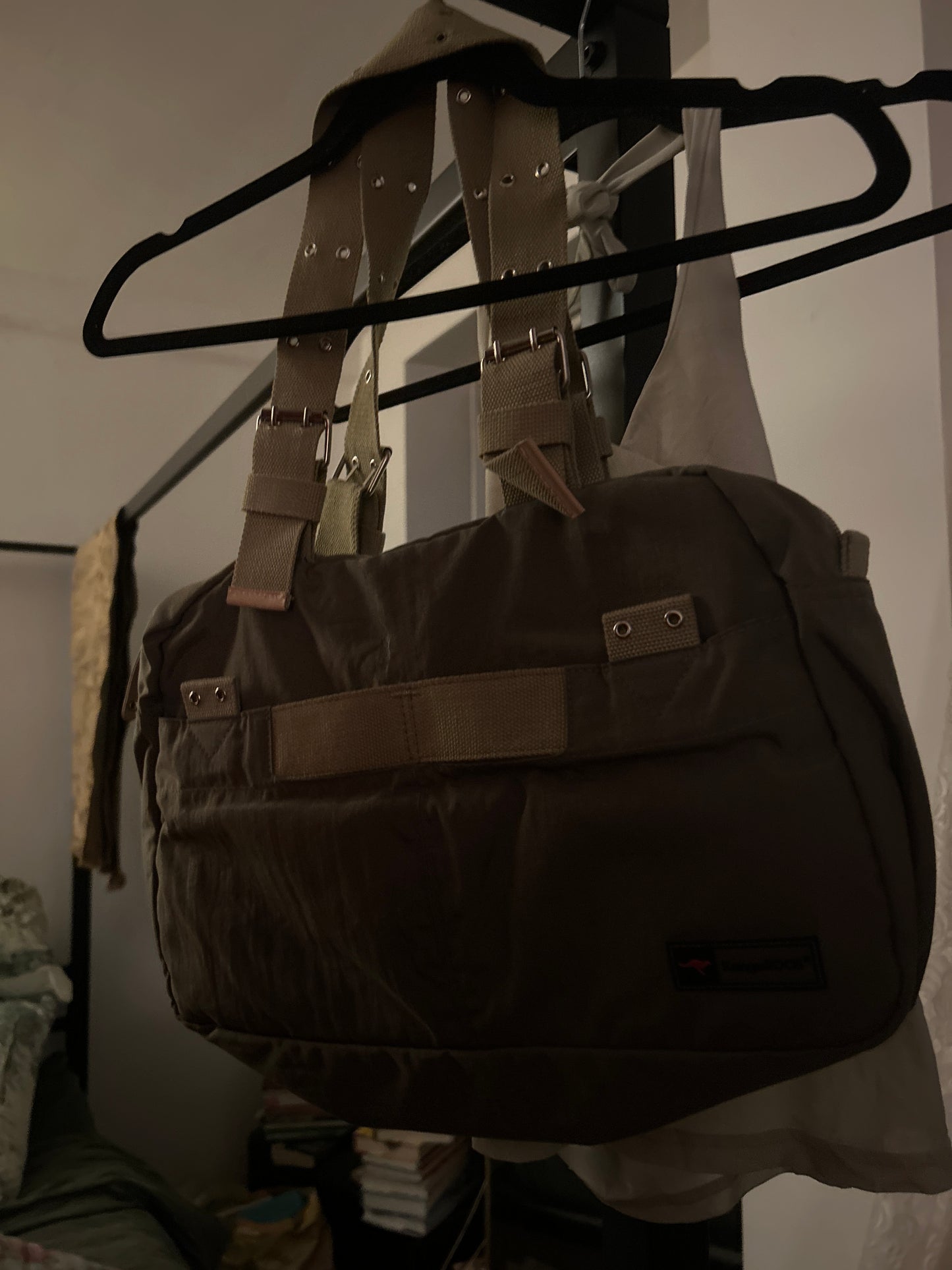 Army green mini tote