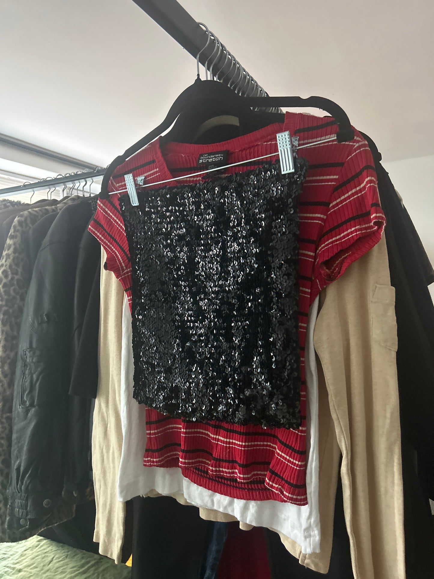 Sequin tube top
