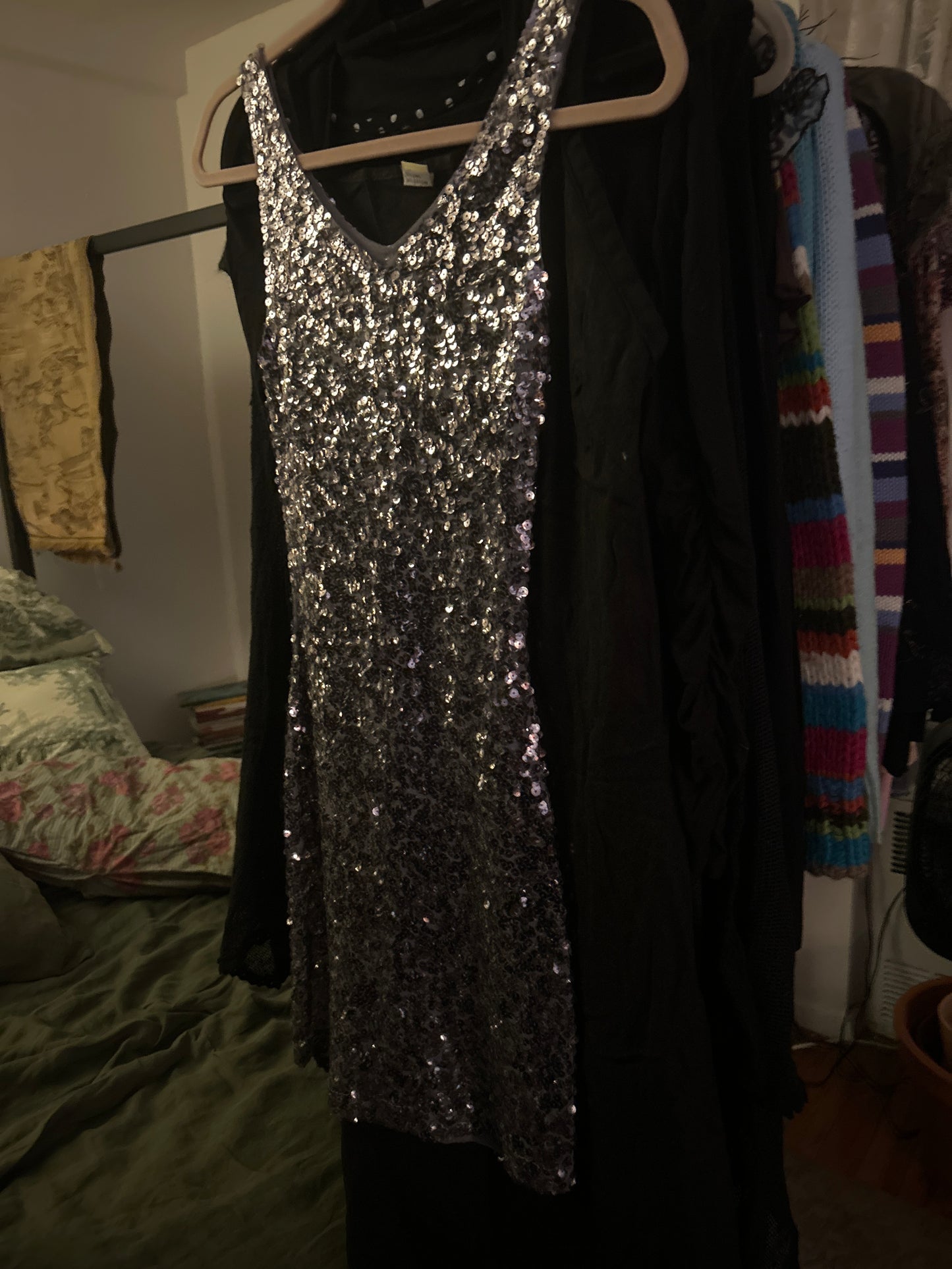 Sequin mini dress