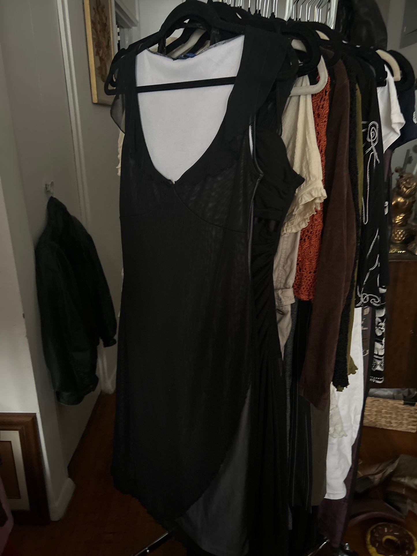 Sky black dress
