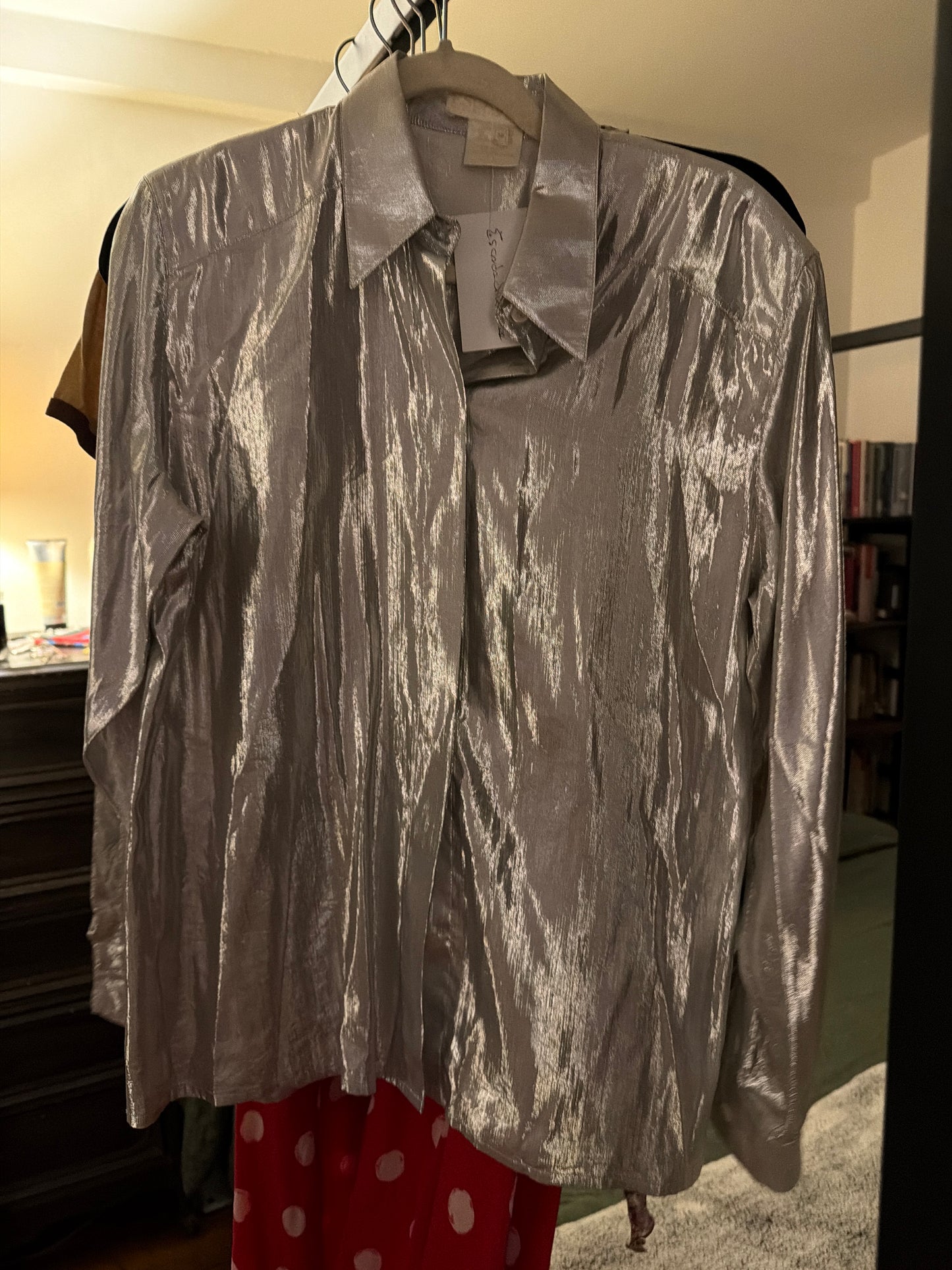 Escada blouse grey silver JM 6