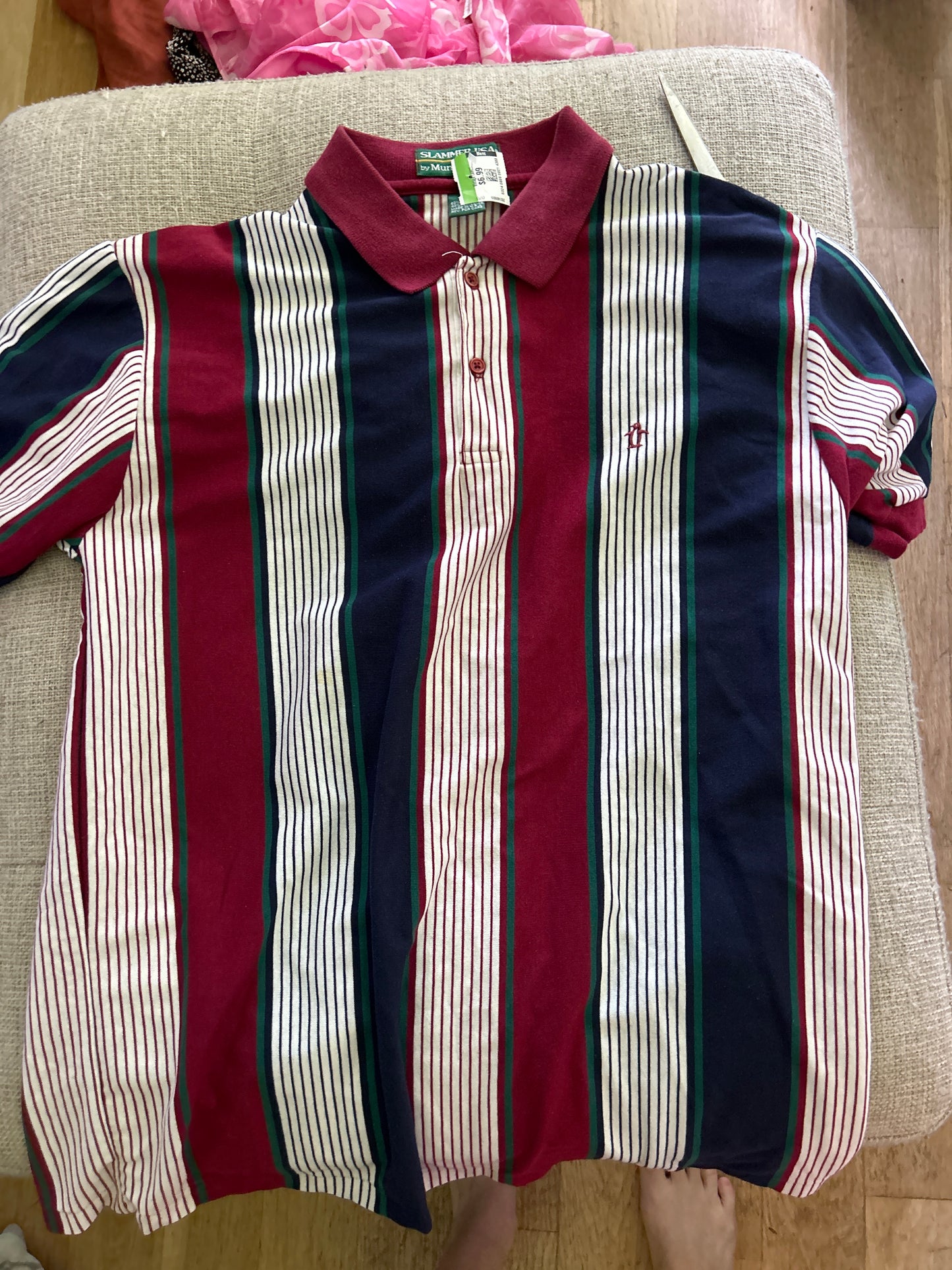 Striped polo