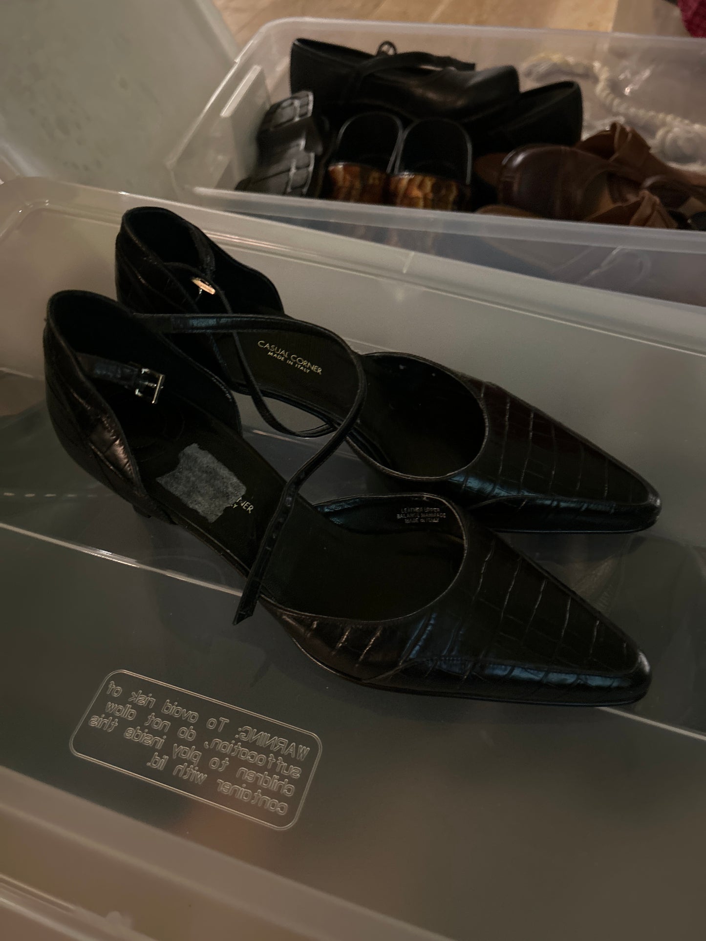 STREET RAT - black croc