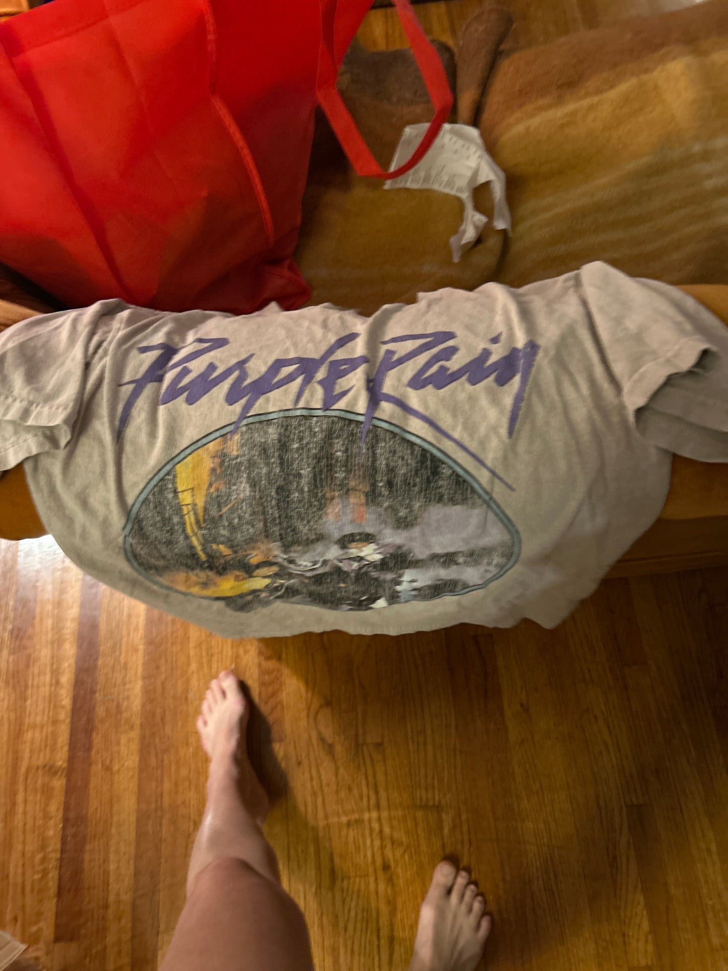 Purple rain t shirt