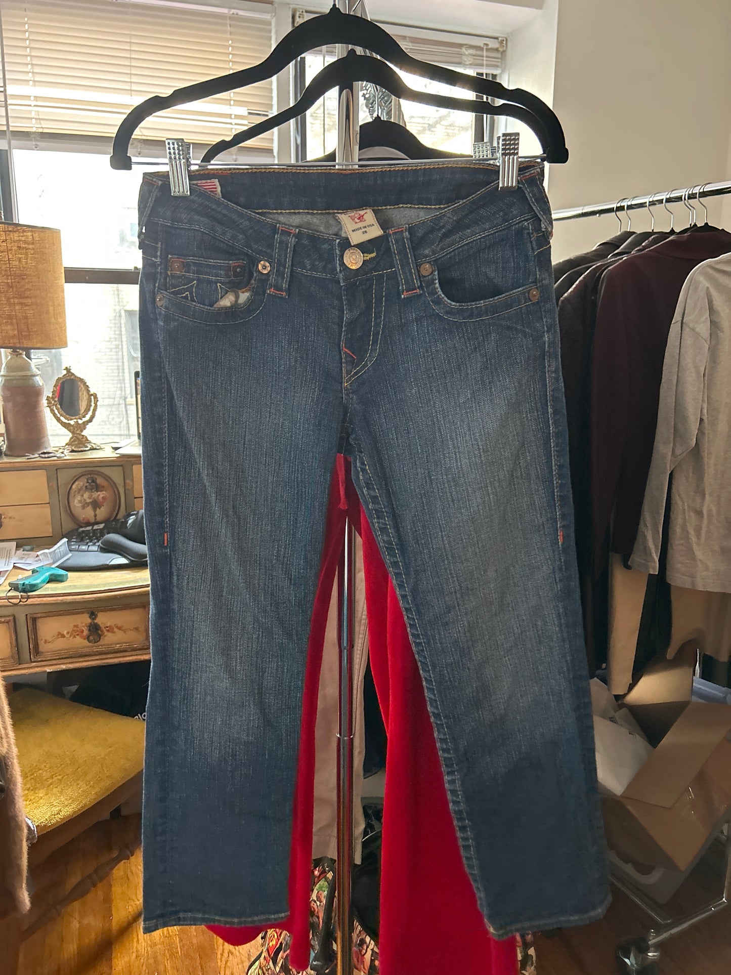 True Religion cropped jeans