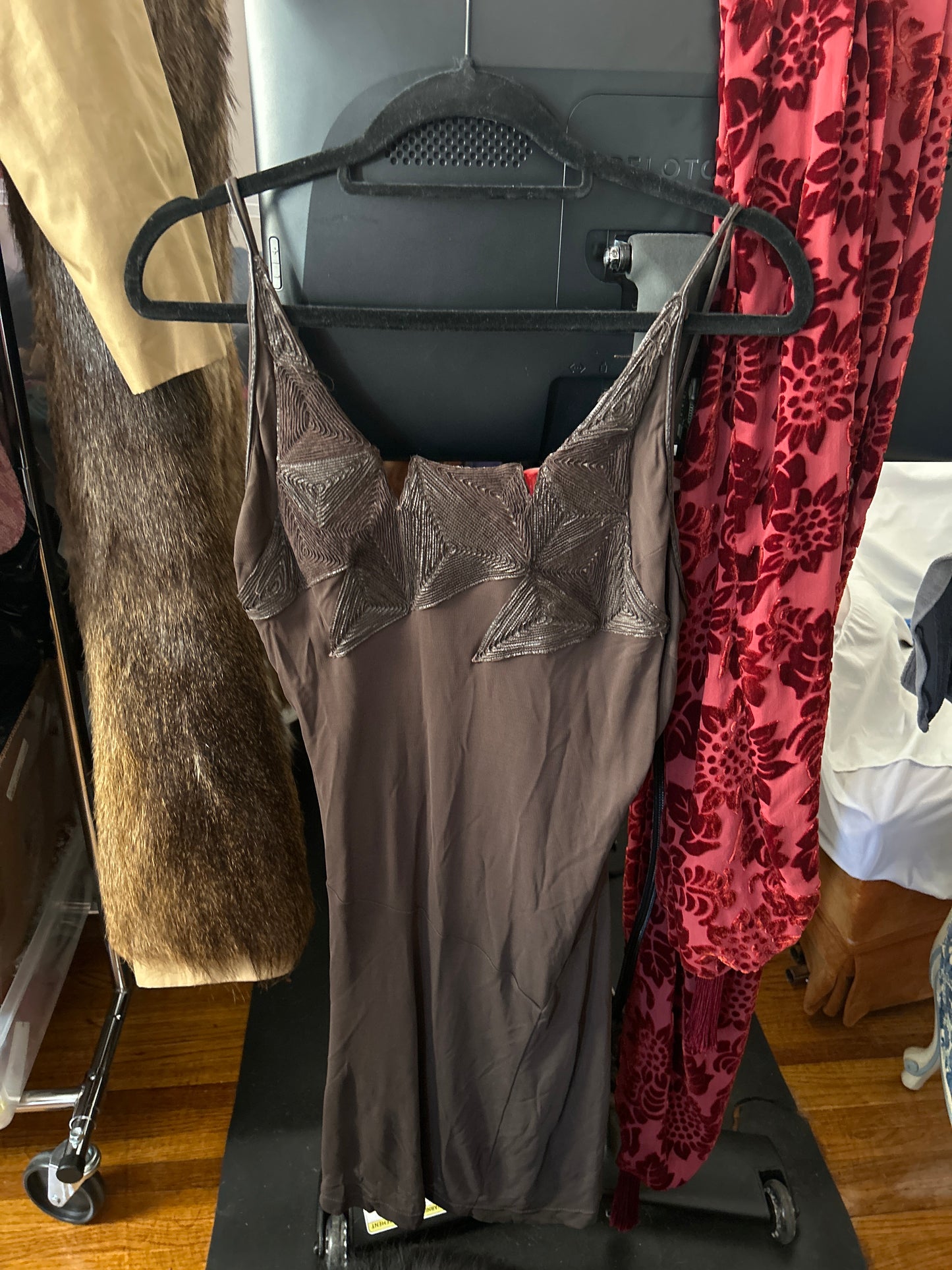 JM Roberto Cavalli brown dress 212
