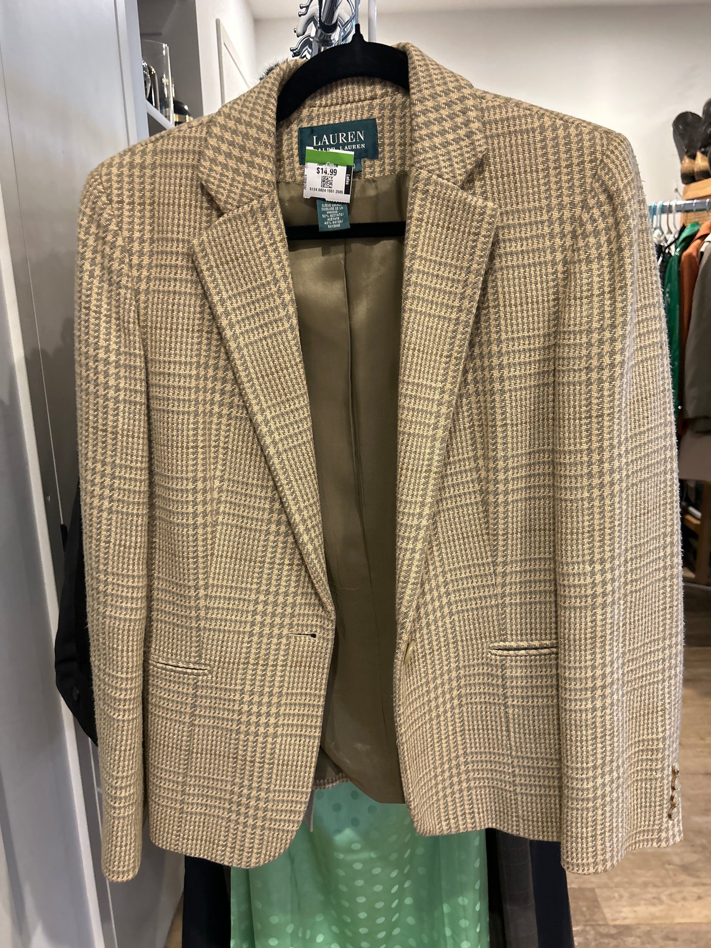 Ralph Lauren knit blazer