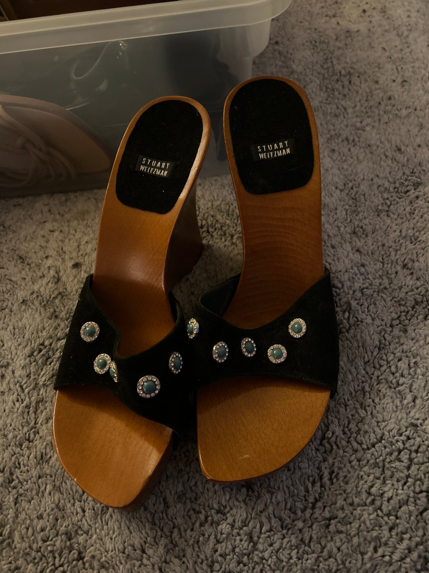 Stuart Weitzman chunky sandal