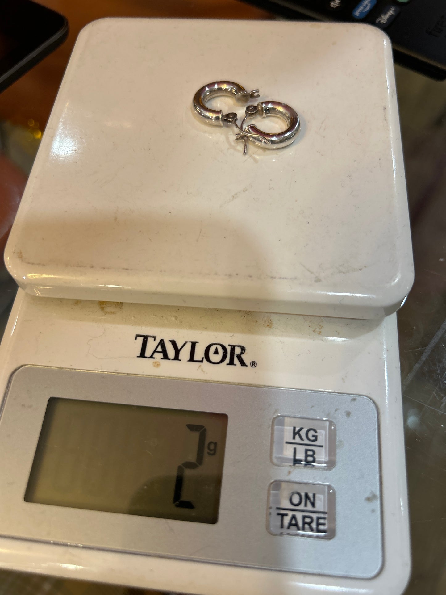 Small hoop earrings 01505Y