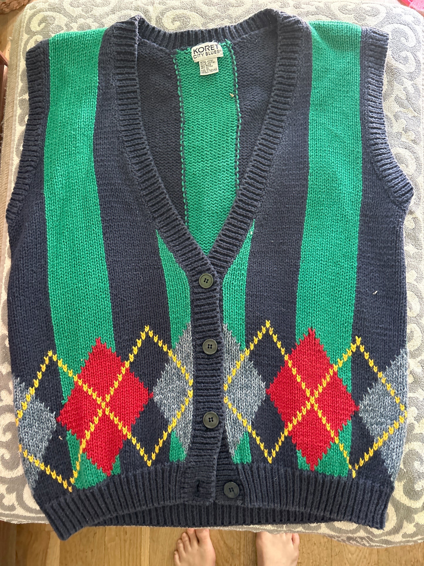 Koret city blues sweater vest