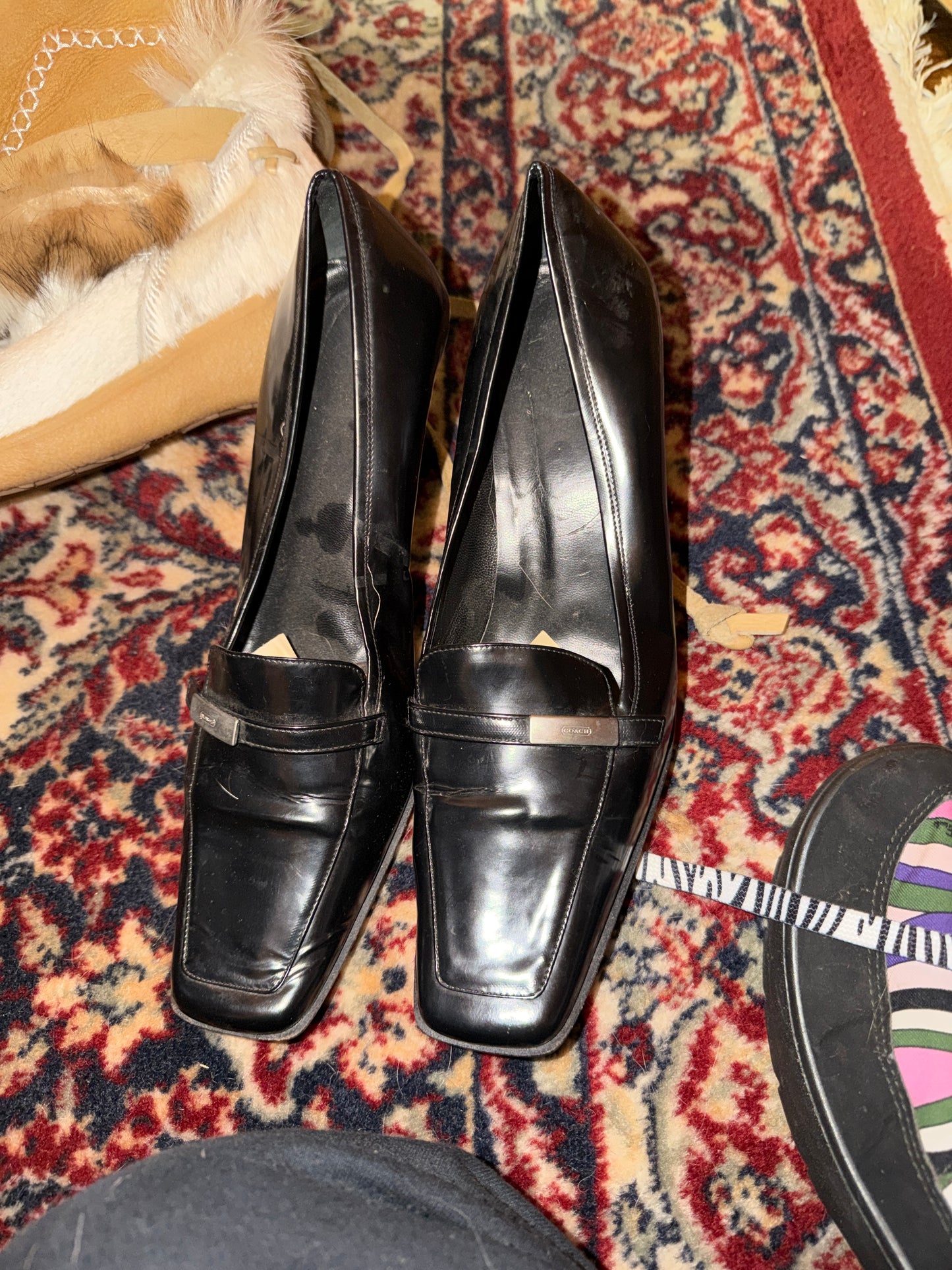 Coach black loafer JM 73