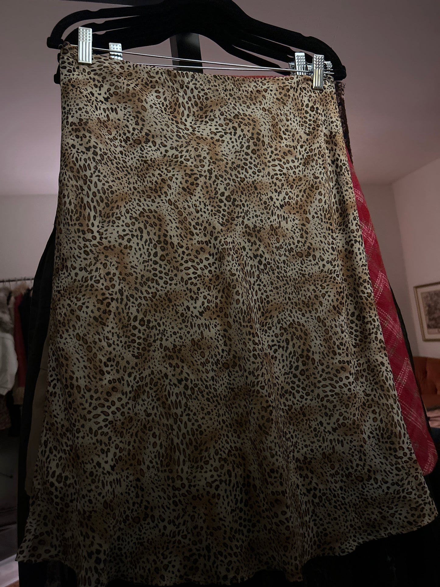 Cheetah print skirt