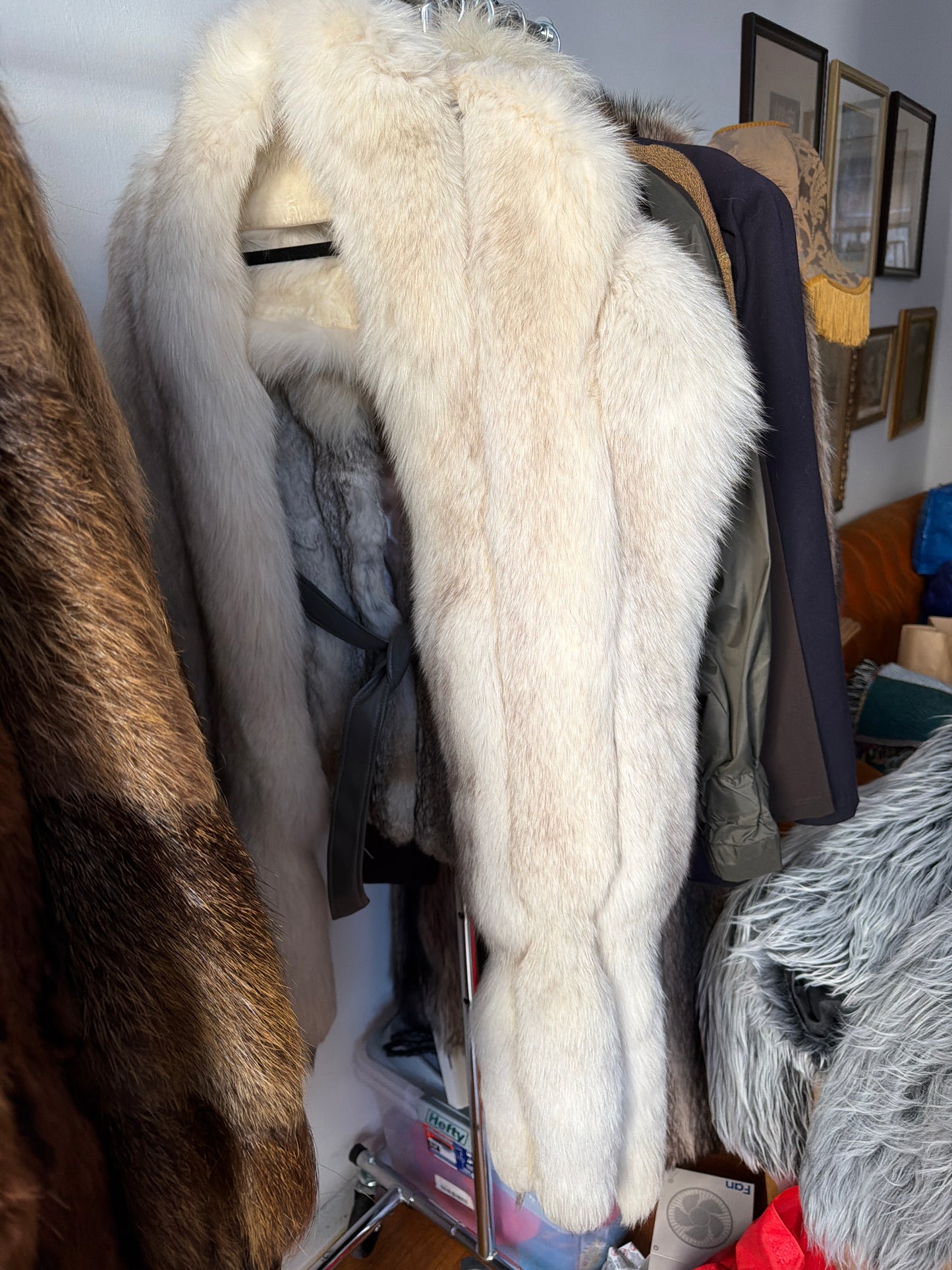 White fox tails stole JM 5B