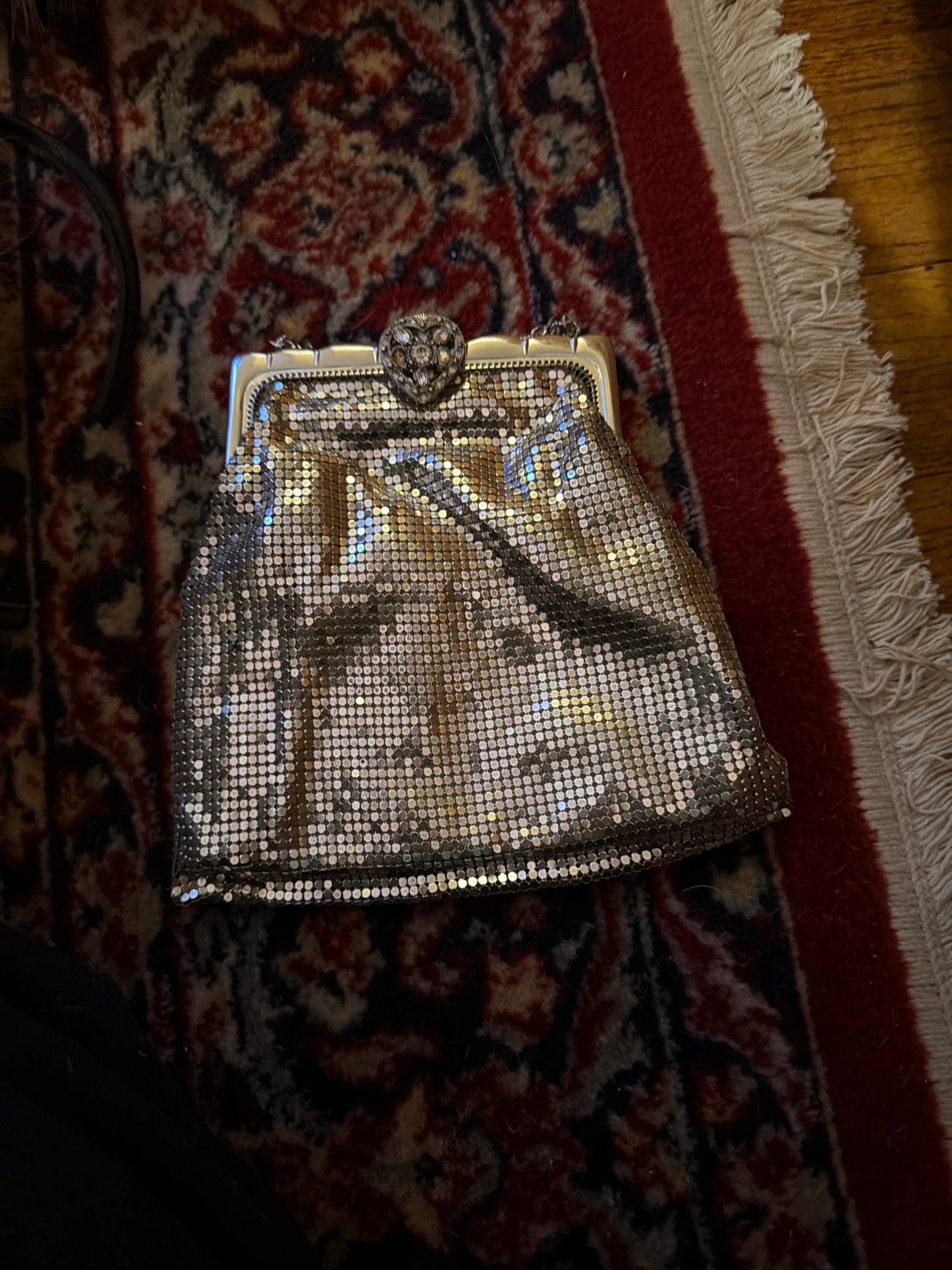 Silver mesh bag JM 81