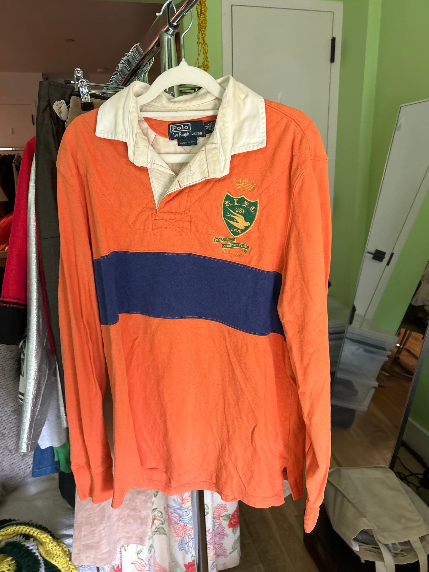 Ralph Lauren orange polo