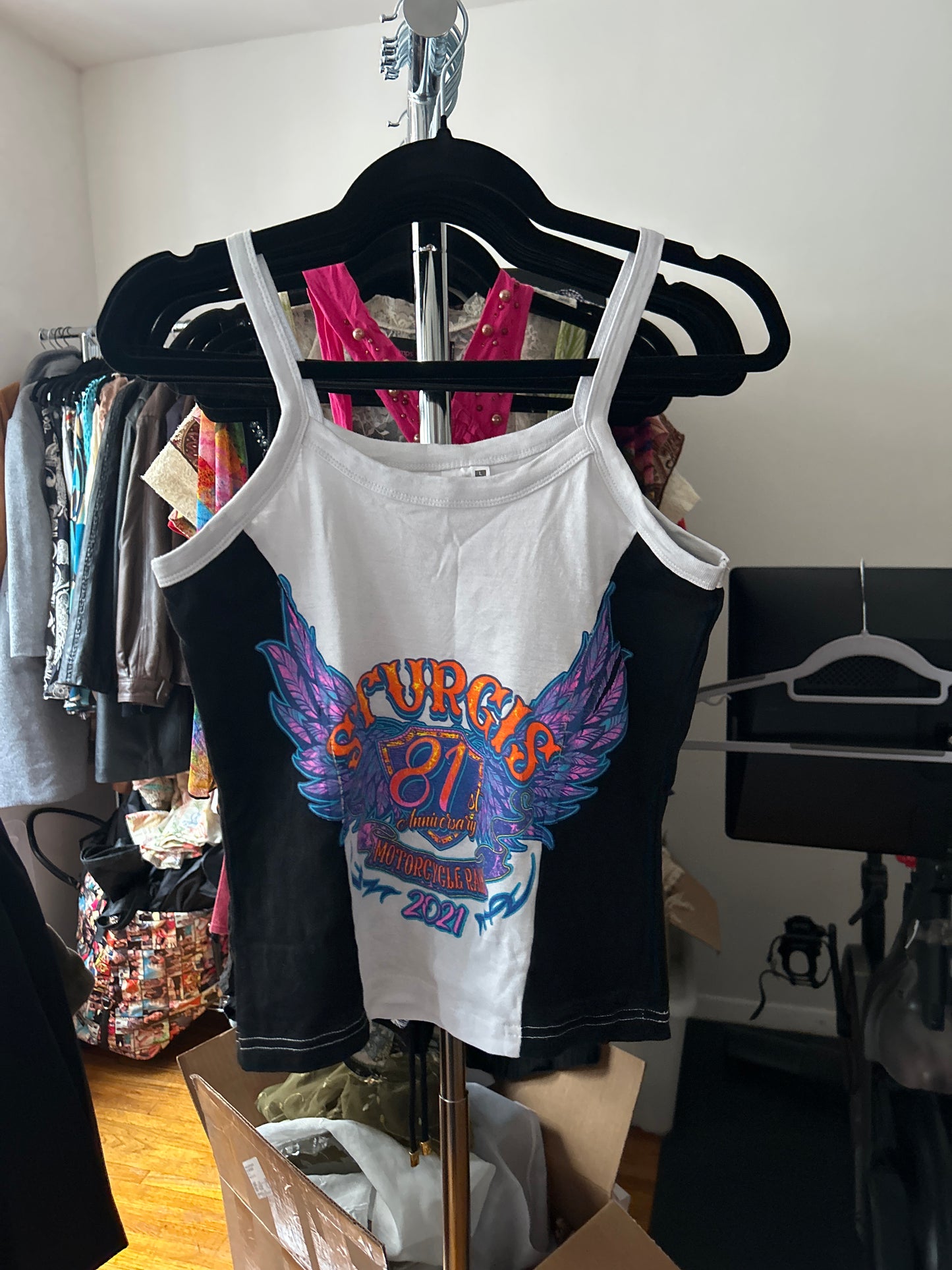 Biker wear Sturgis motorcycle rally tank top