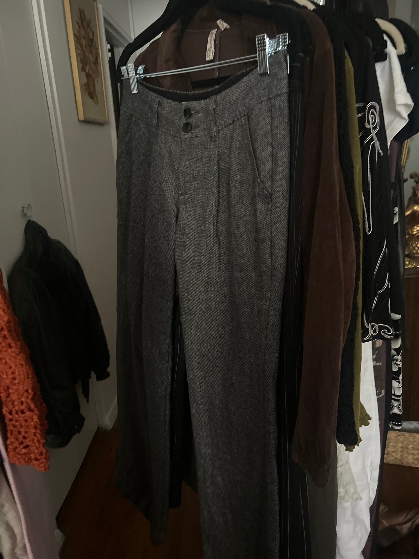 Vintage old navy pleated trouser