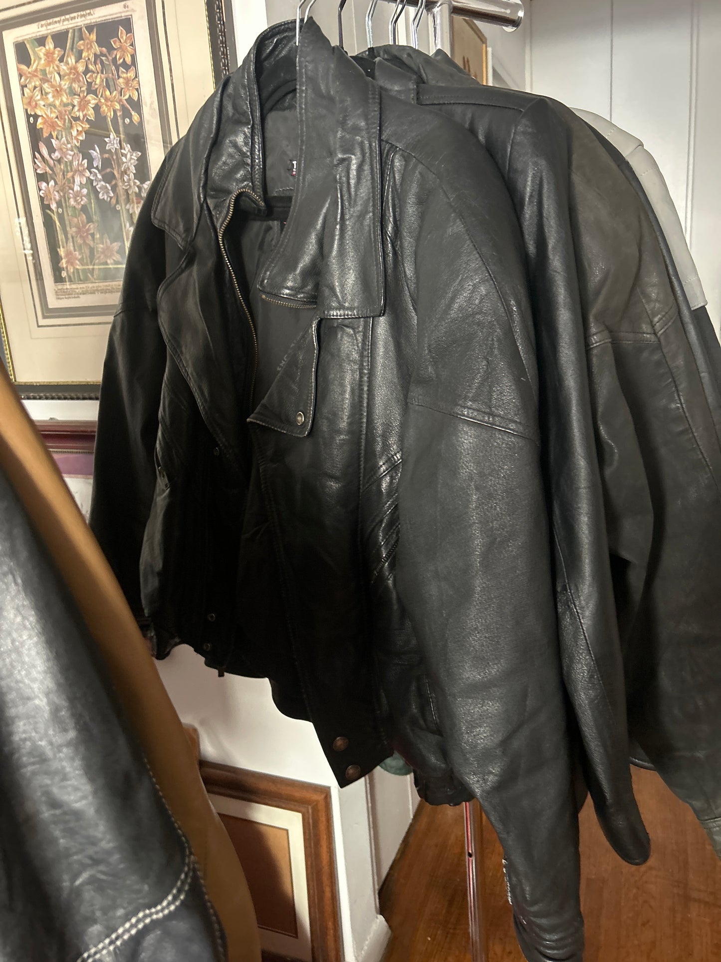 Thinsulate double layer leather jacket