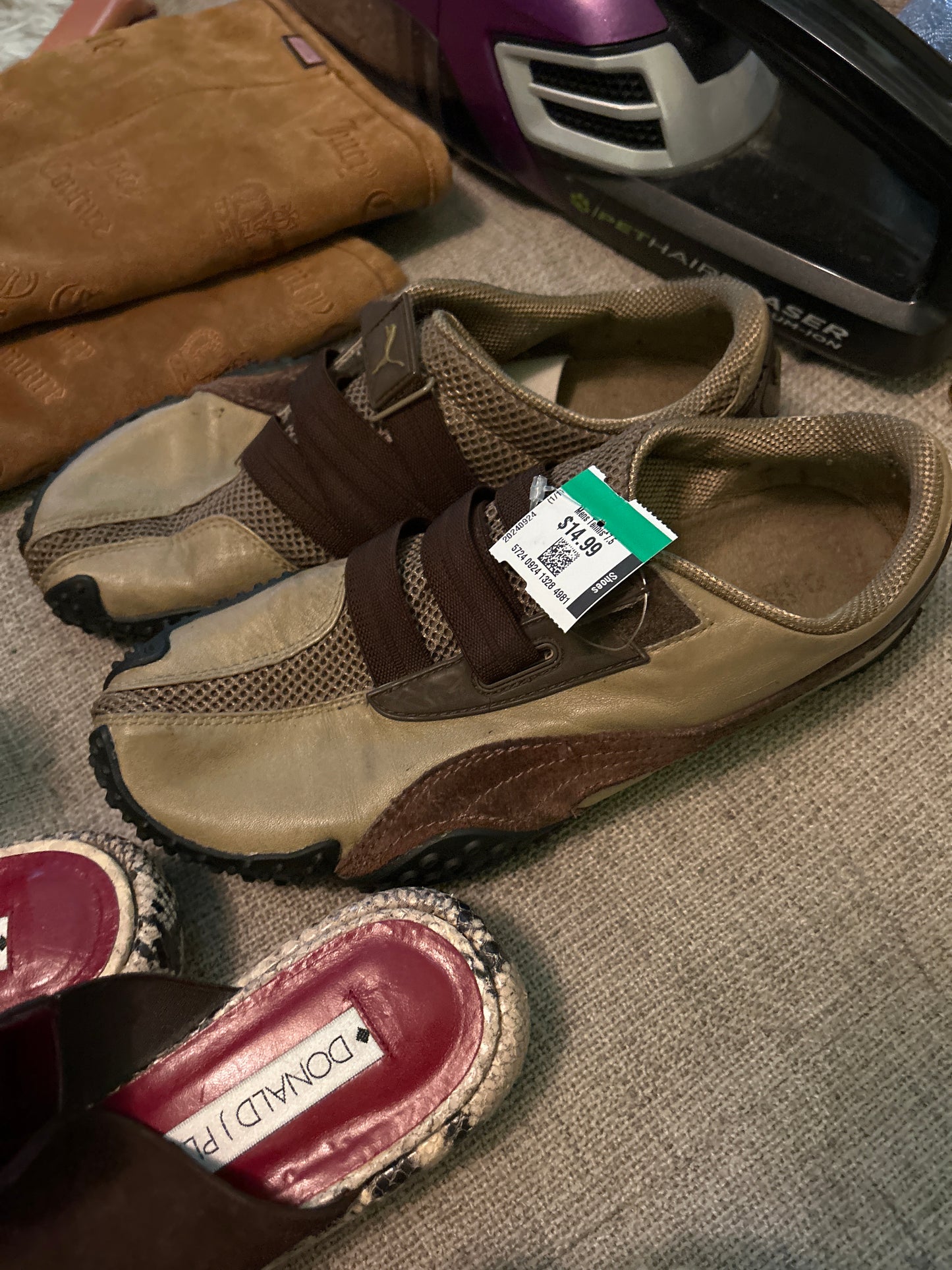 STREET RAT Brown puma sneakers