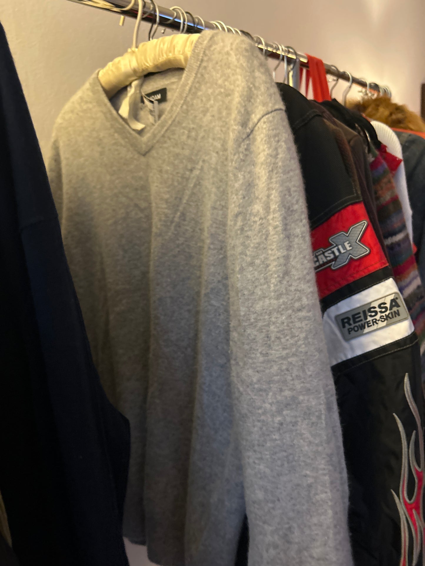 Naadam grey cashmere sweater