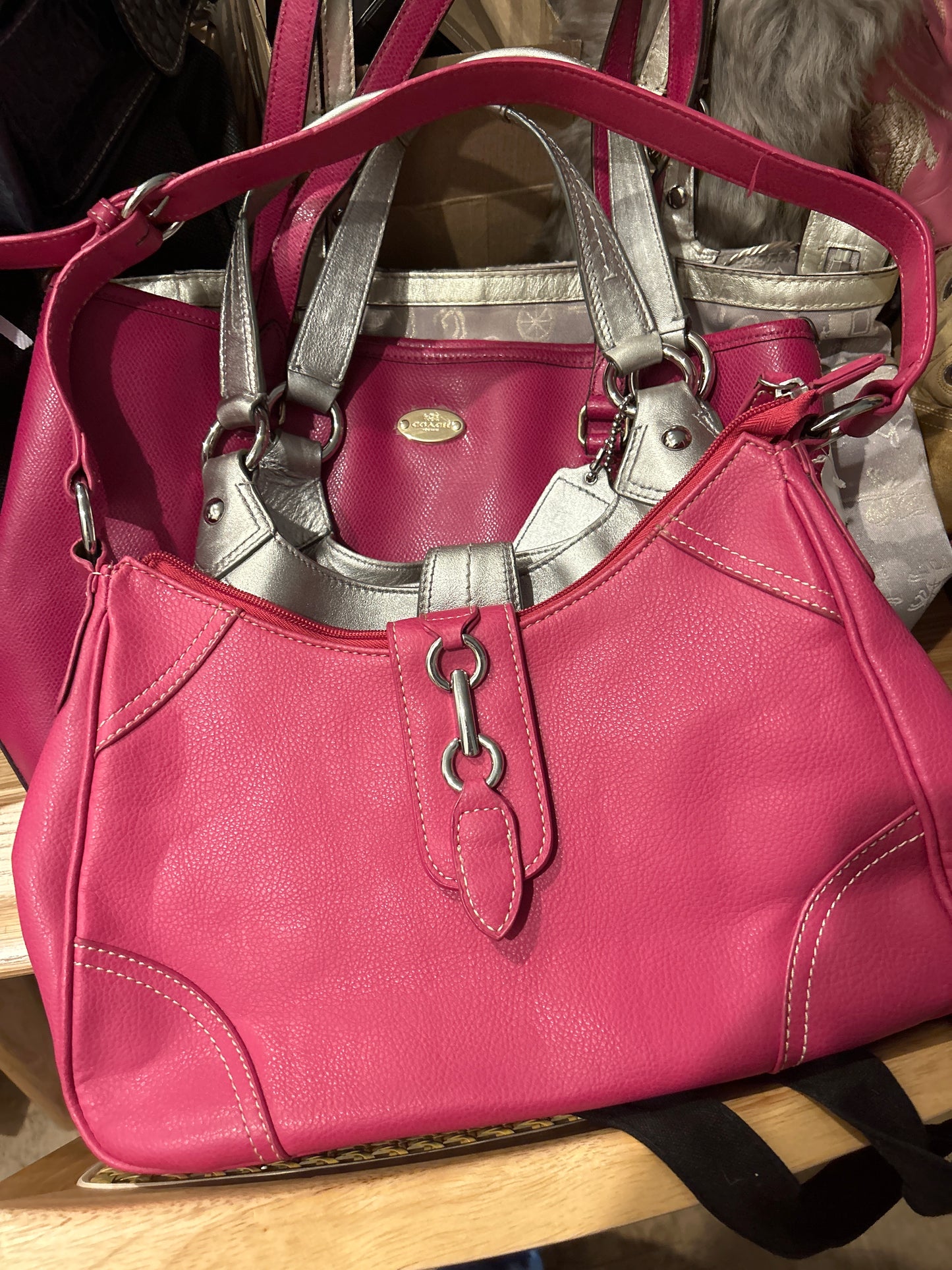 Coach dupe pink purse