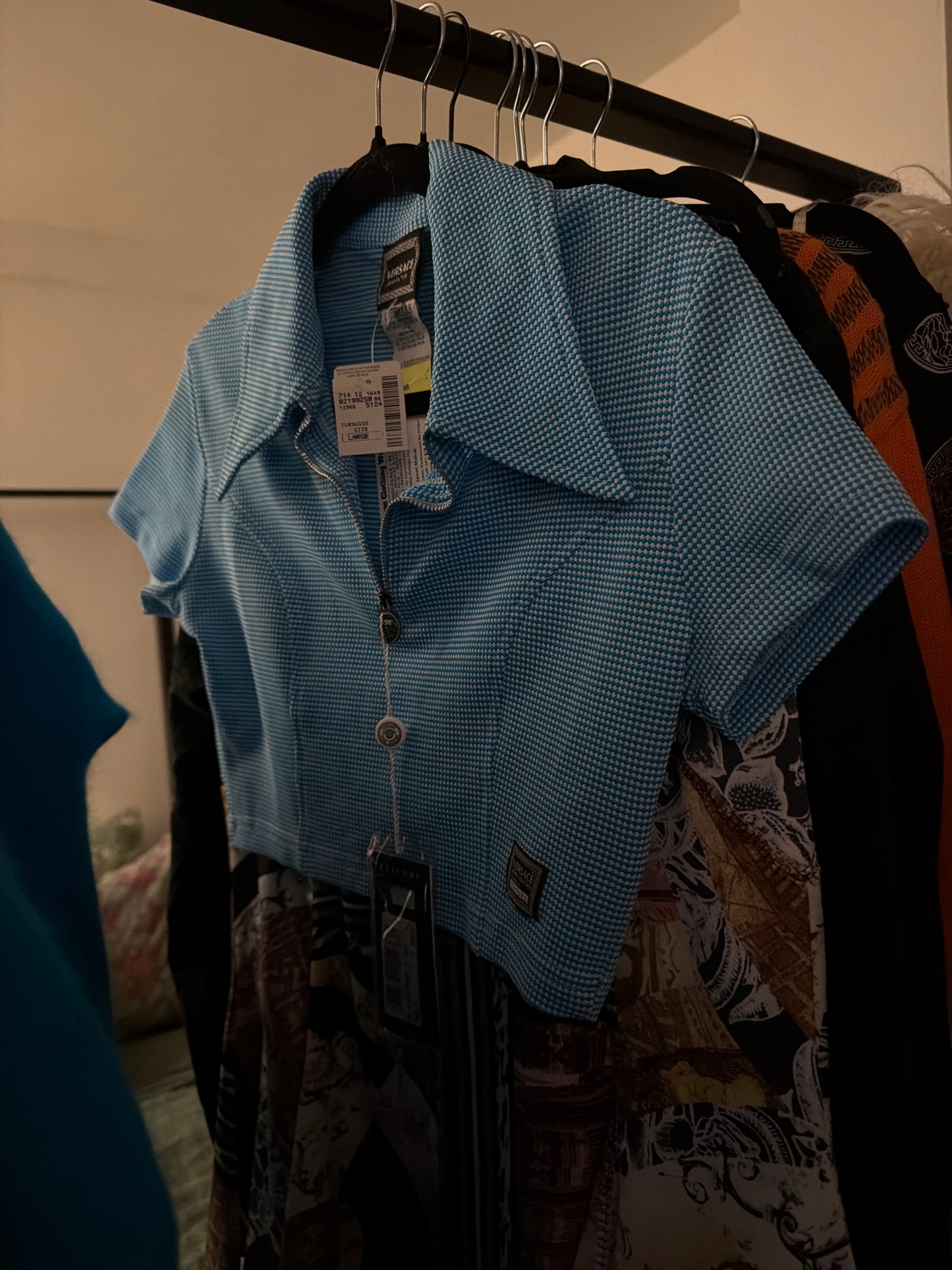 Versace light blue top JM 14