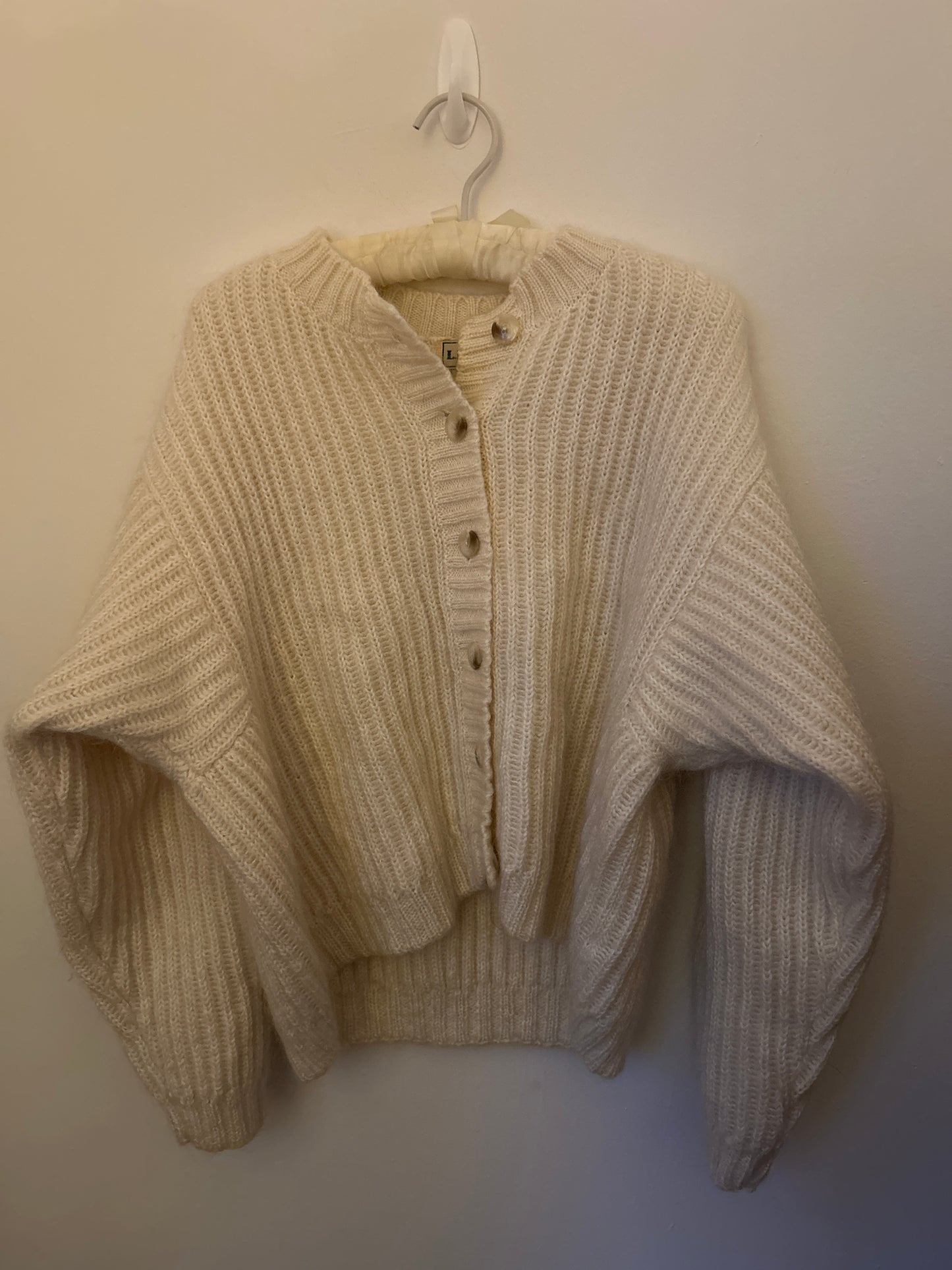 JM LL Bean wool knit cardigan 127