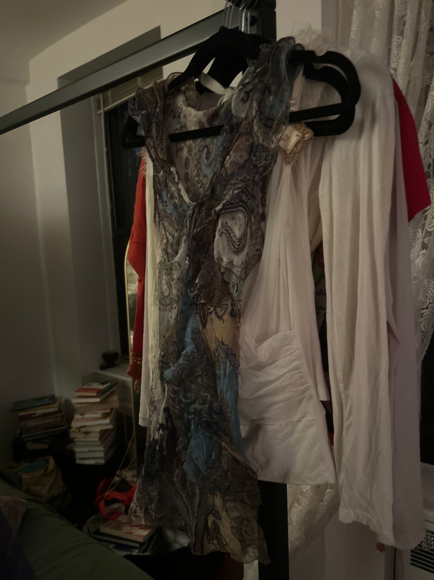 Sheer paisley top