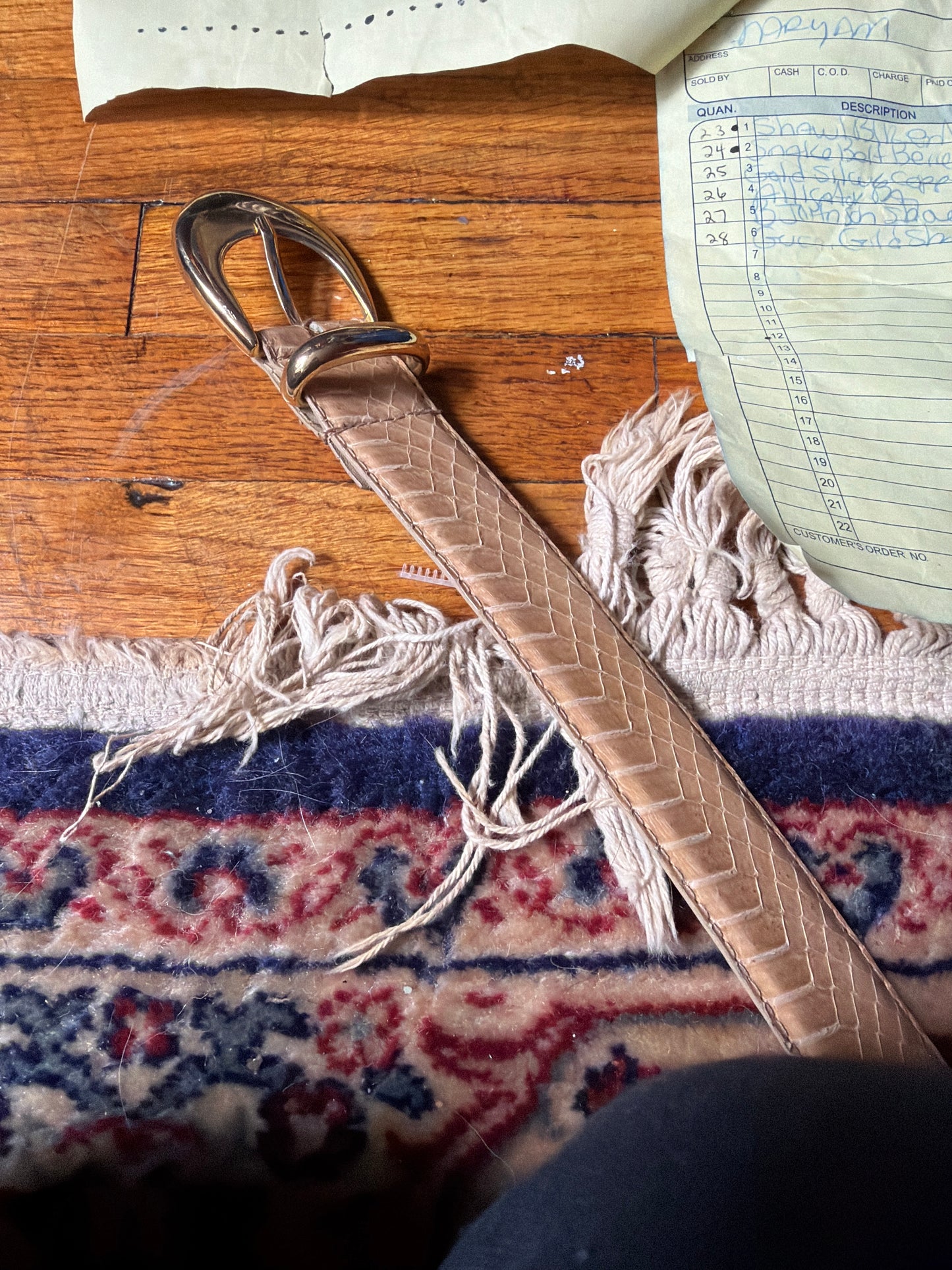 Snake belt JM 24