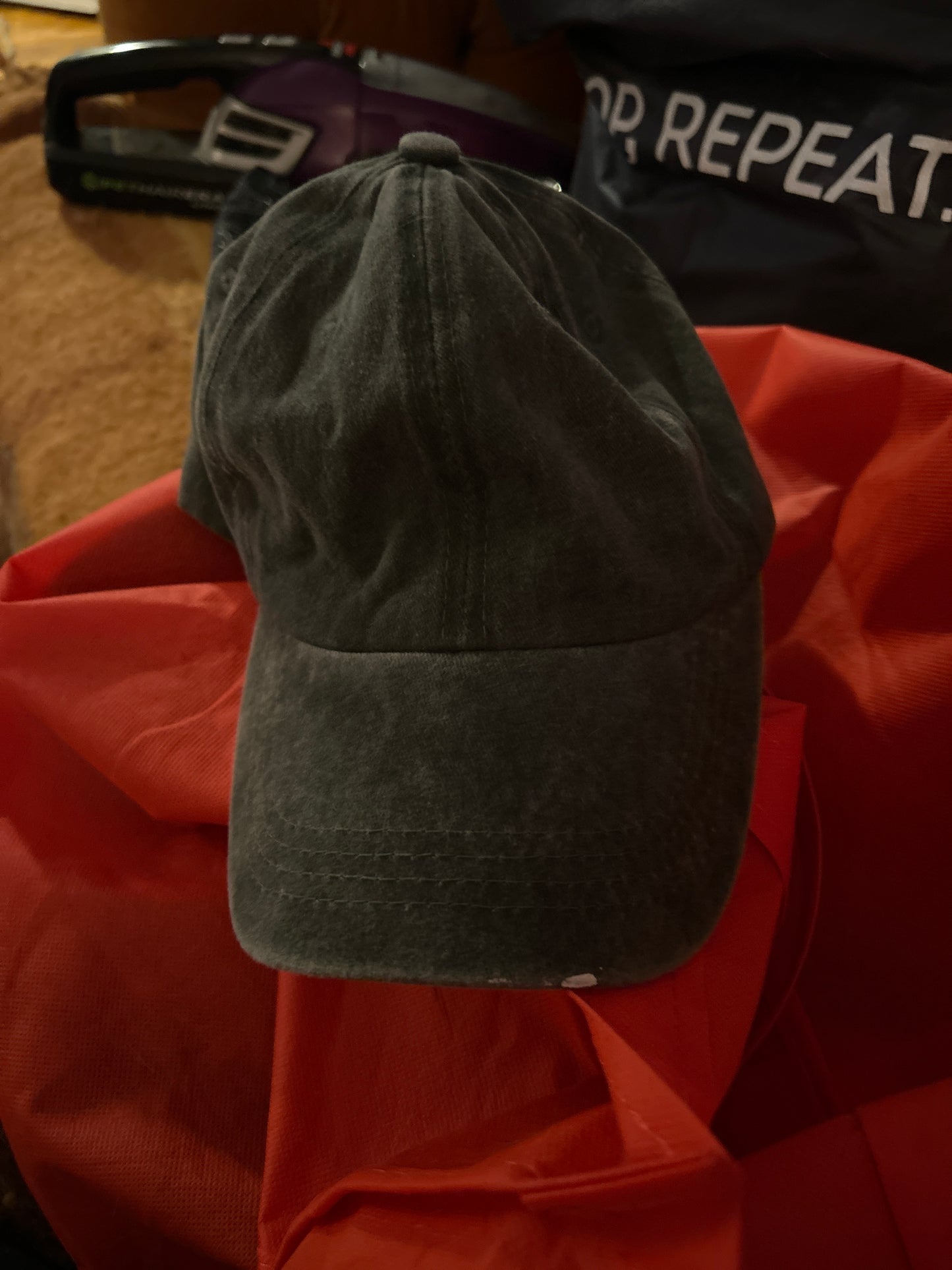 Green hat