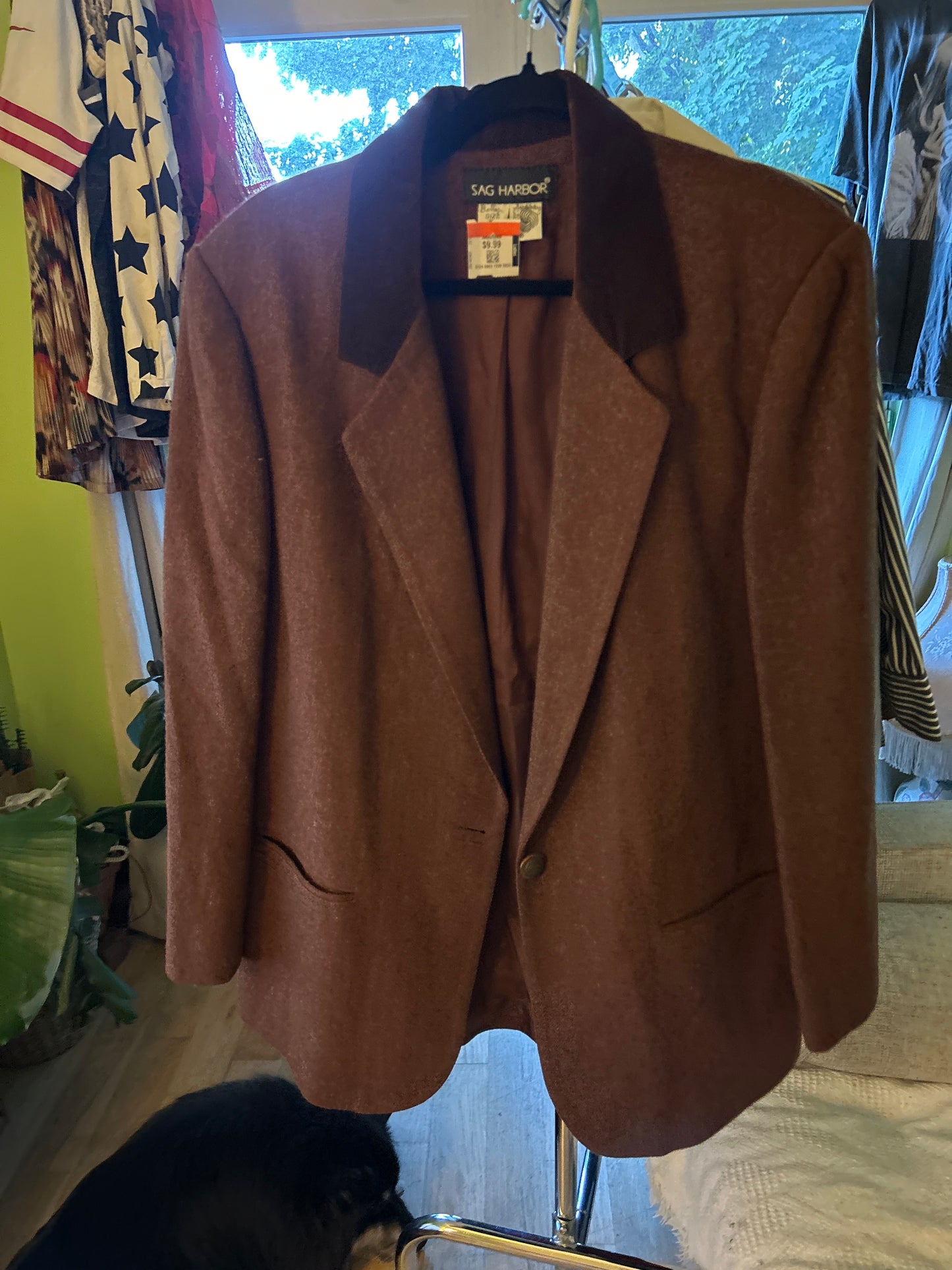 Sag harbor burgundy blazer