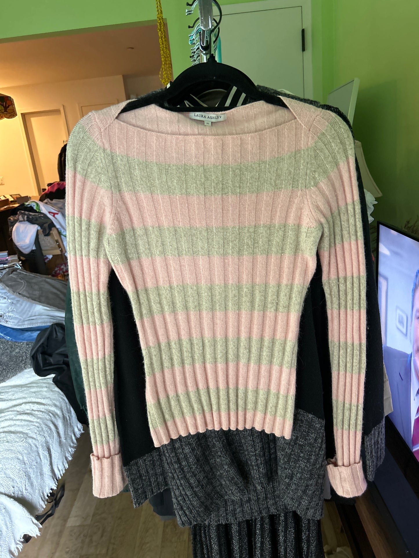 Laura Ashley striped sweater
