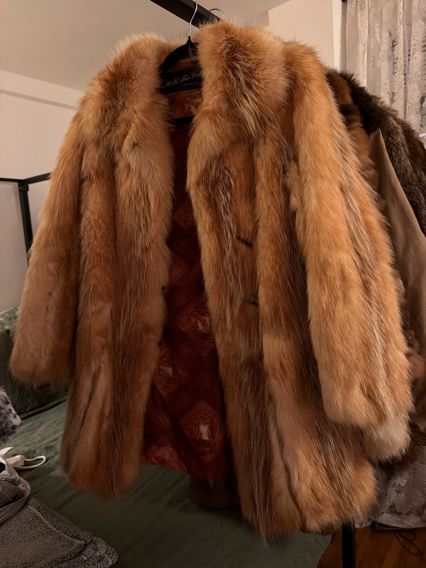Dyed raccoon jacket JM 36