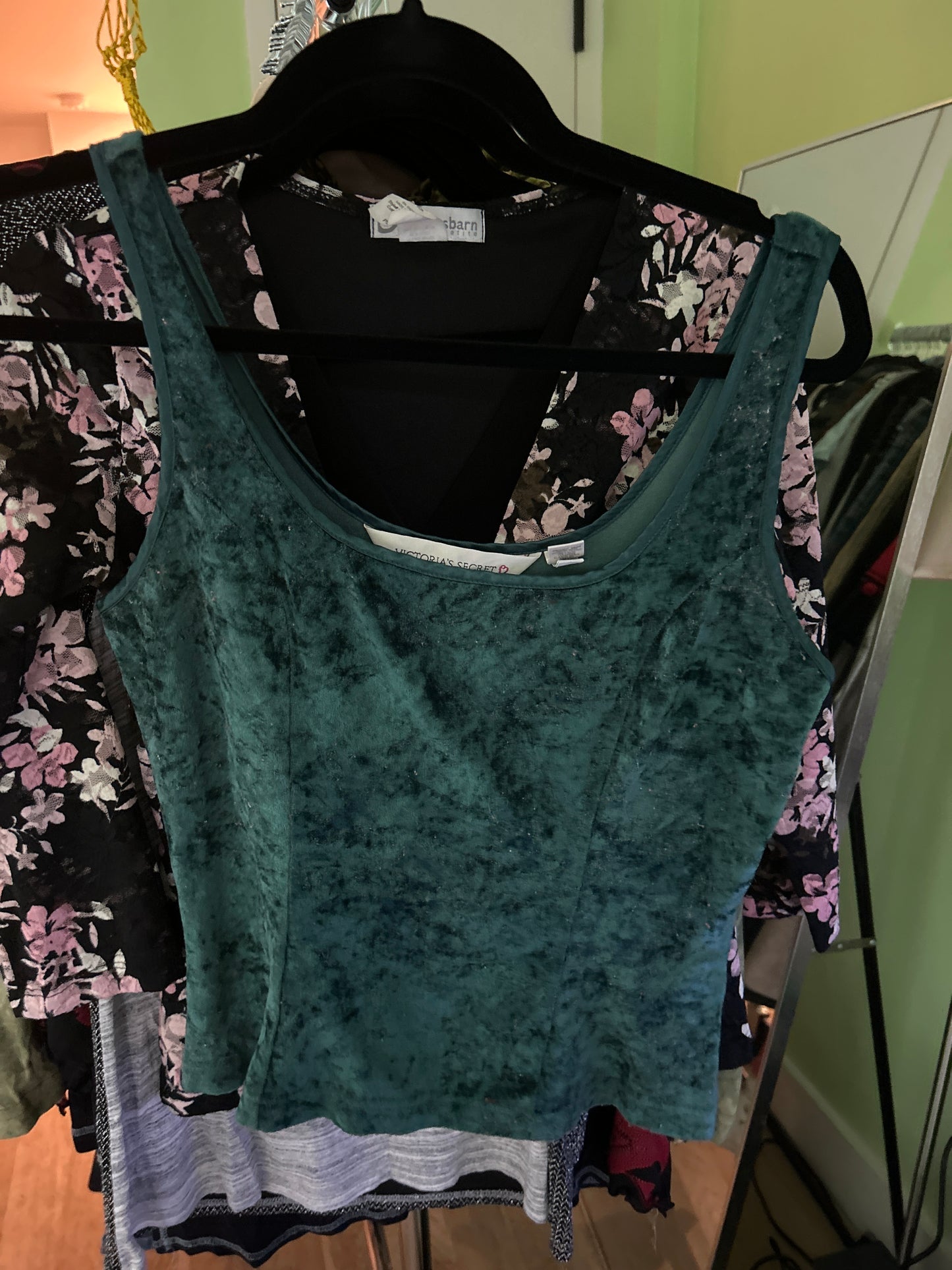 Green Victoria's Secret tank top