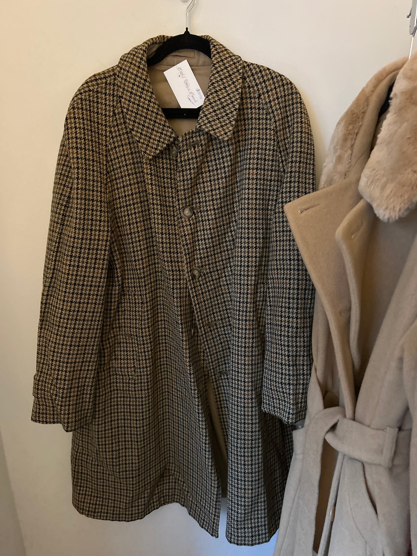 JM plaid coat 133