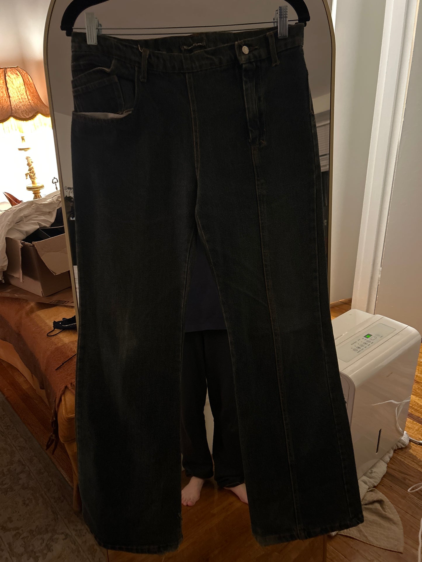 Tiziano Ferri dark wash denim