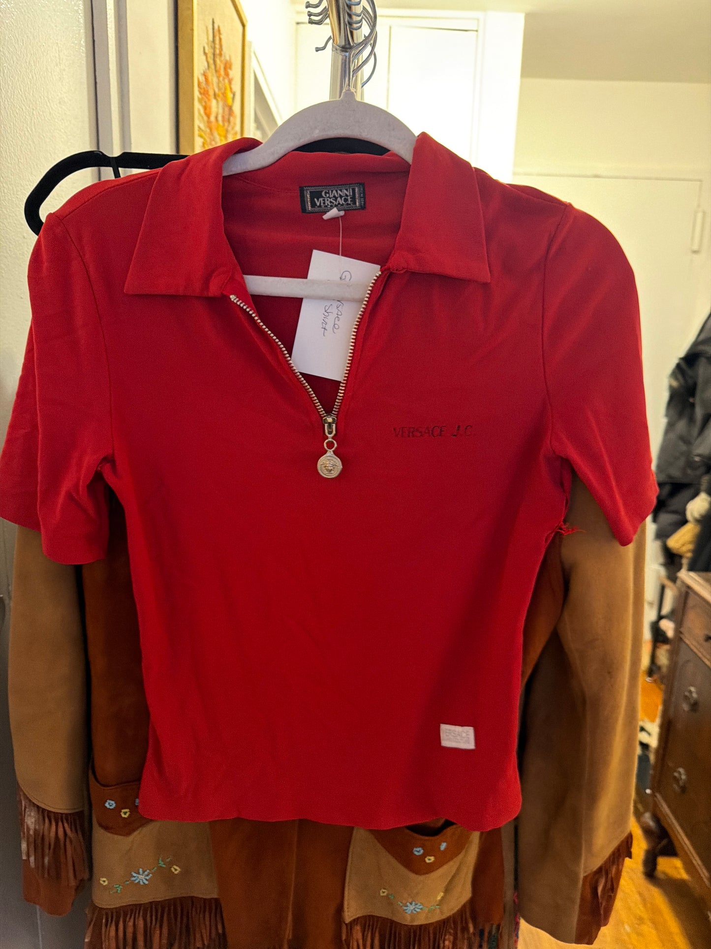 Versace red shirt JM 5B