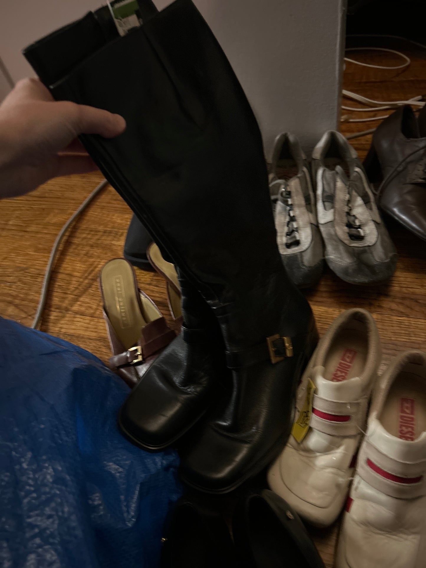 Etienne Aigner black boots