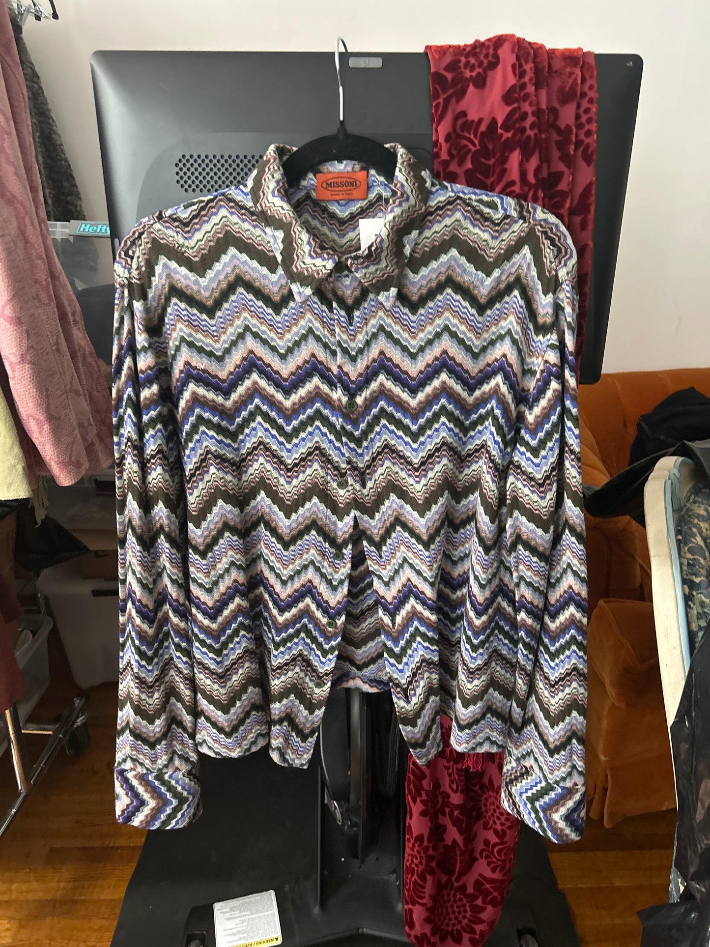 Missoni button up top