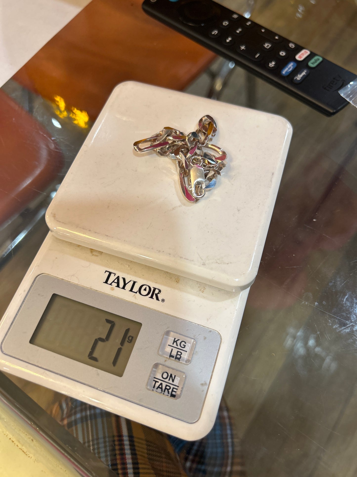 Thick figaro bracelet 01505V